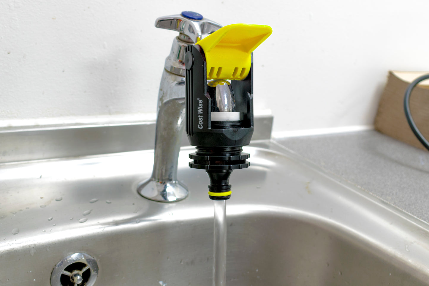 G/TAPCONKITCHEN001YELLOW - KITCHEN TAP ADAPTER YELLOW
