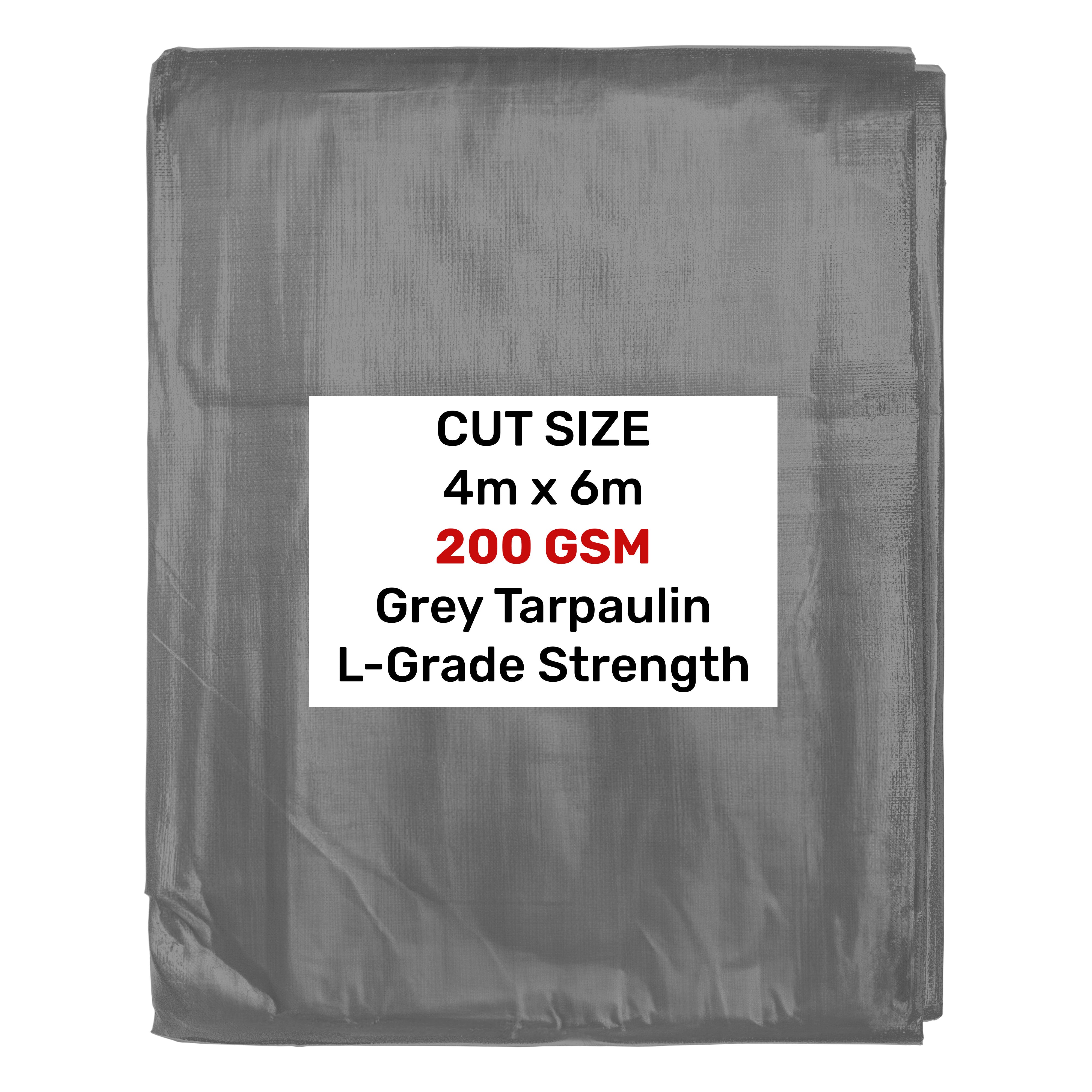 tarp 4m x 4m Grey L-Grade Tarpaulin 4m x 6m – Best4Trade