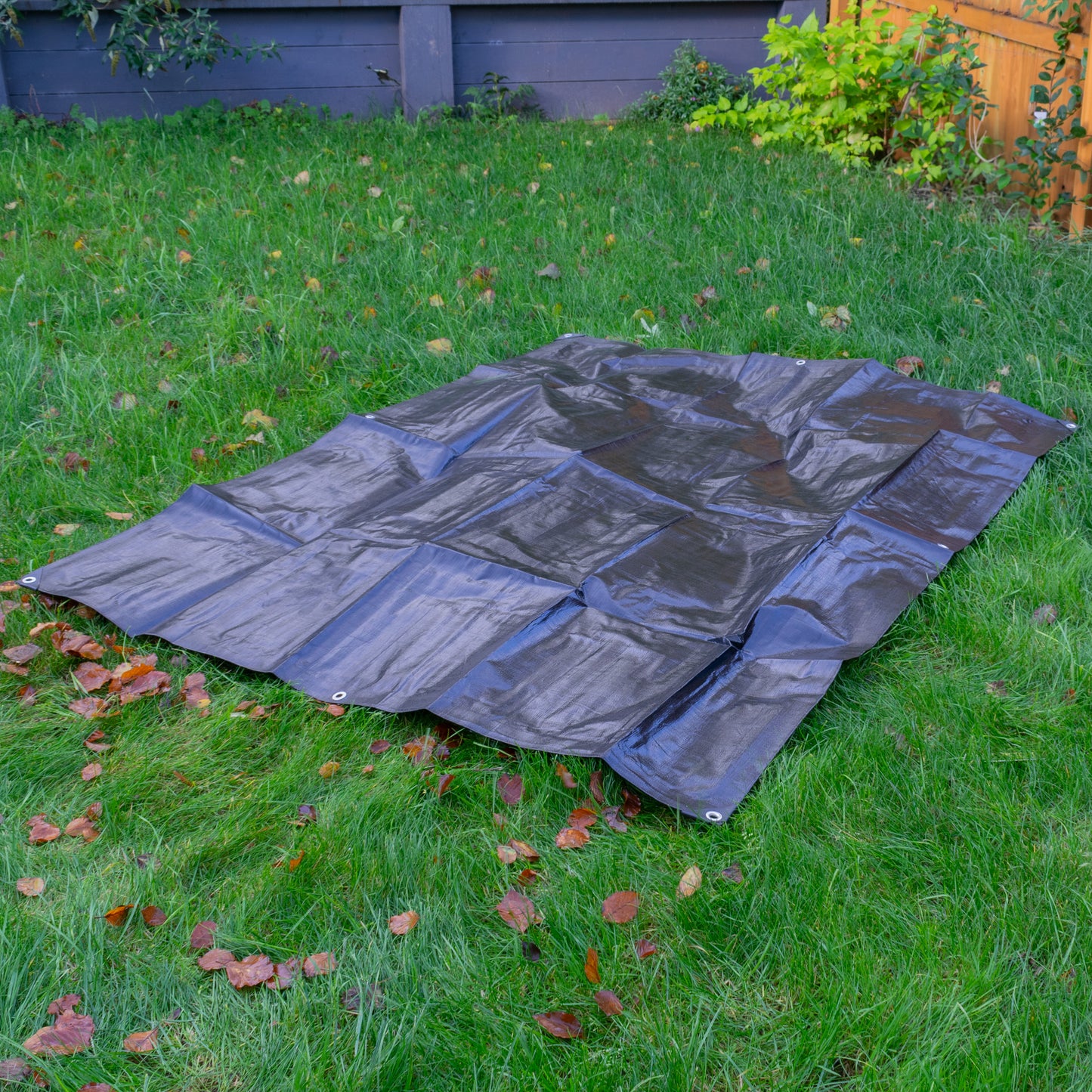 Black/Silver L-Grade Tarpaulin 3m x 5m