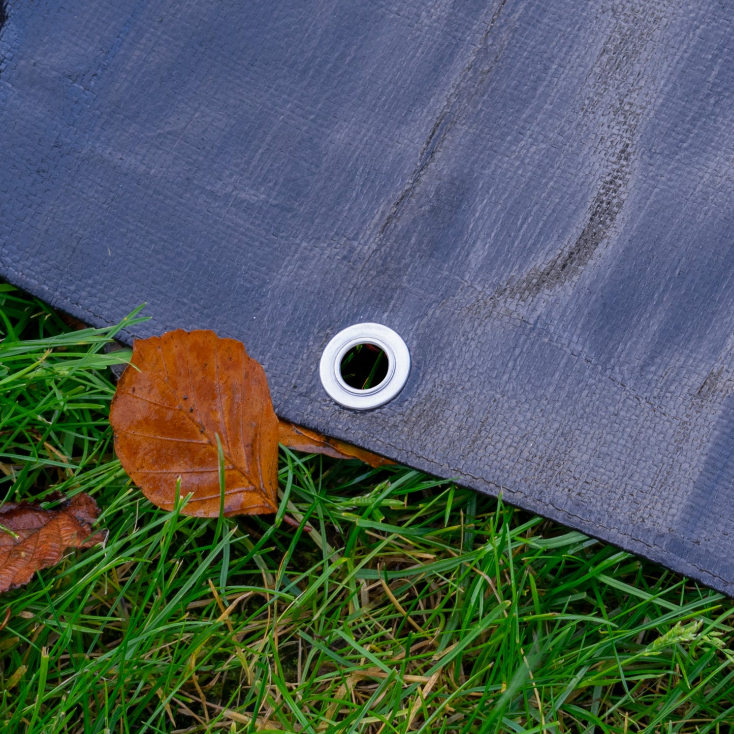 Black/Silver L-Grade Tarpaulin 5m x 5m