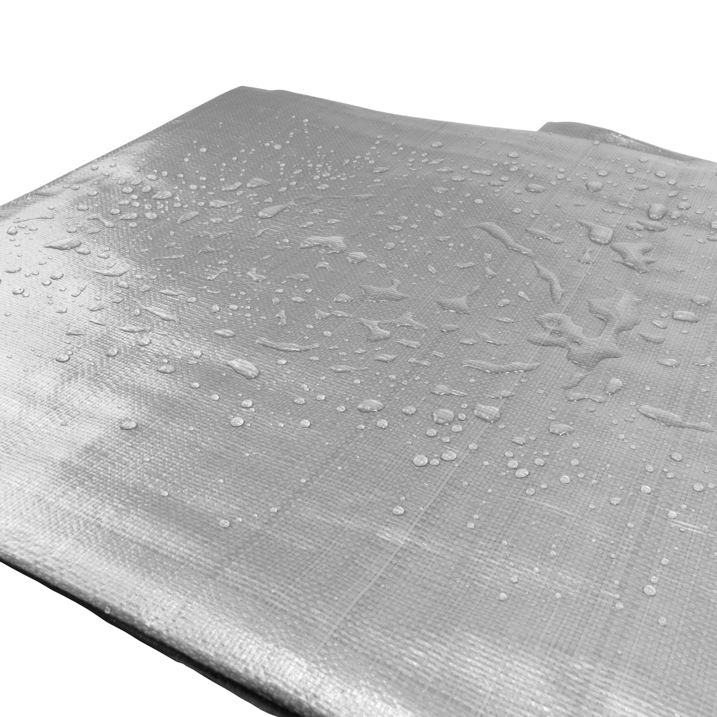 Silver XL-Grade Tarpaulin 4m x 4m