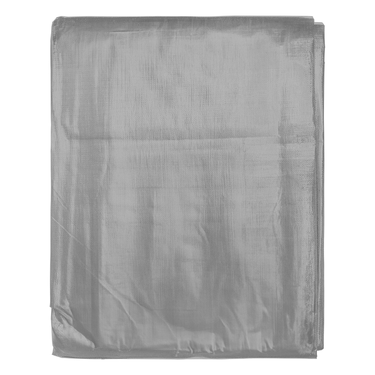 Tarpaulin 260GSM Silver/Black with 10 x Clip-On Eyelets Black