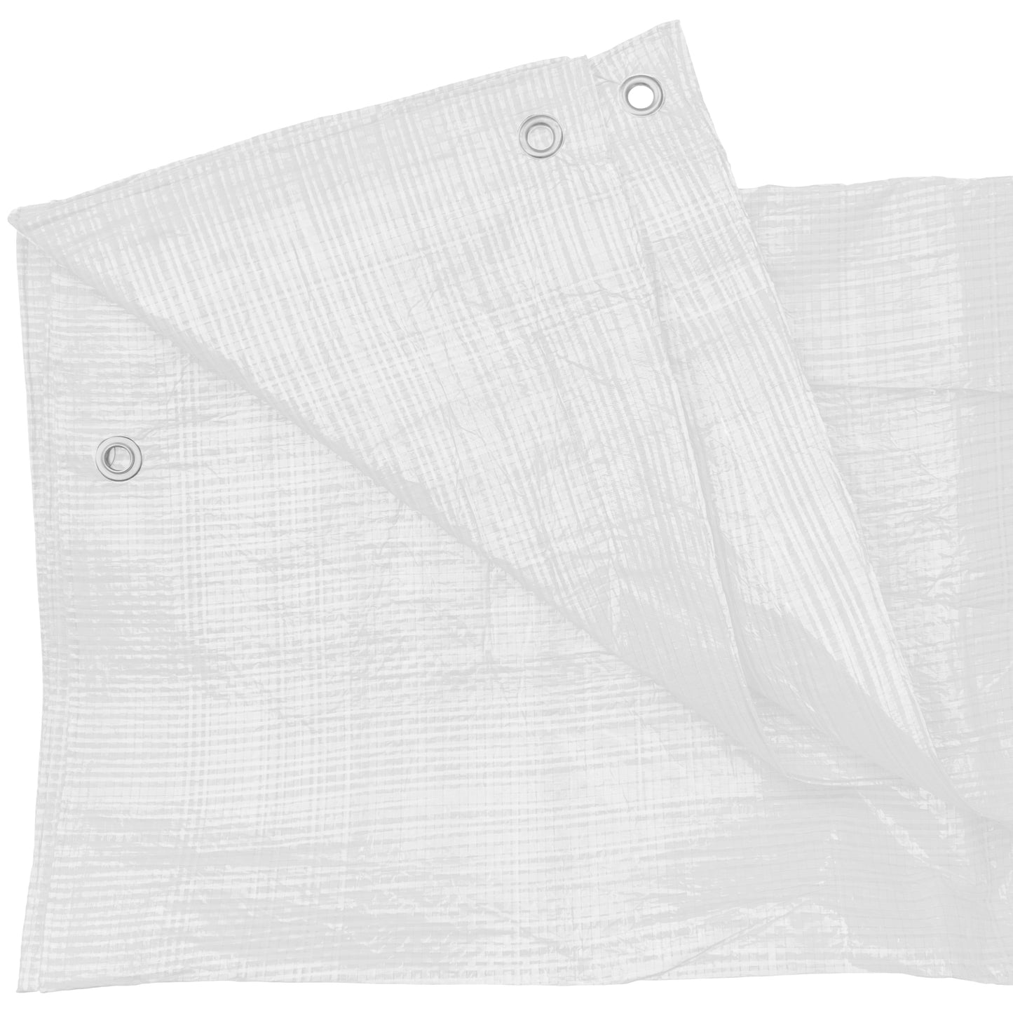 X0023UI1A9 x 9, White Tarpaulin 90g 4X6