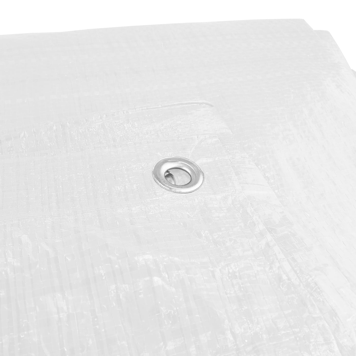 X0023UI1A9 x 9, White Tarpaulin 90g 4X6