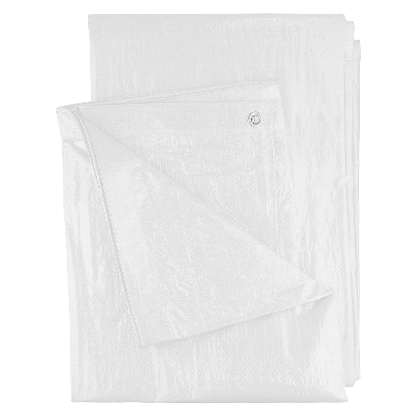 X0023UI1A9 x 9, White Tarpaulin 90g 4X6