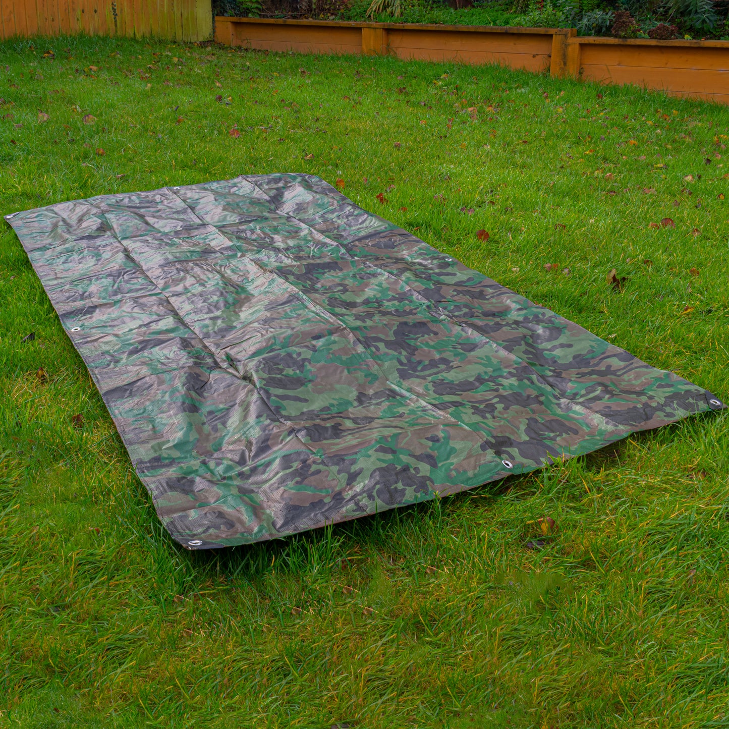 Camouflage M-Grade Tarpaulin 1.5m x 3m BRADAS