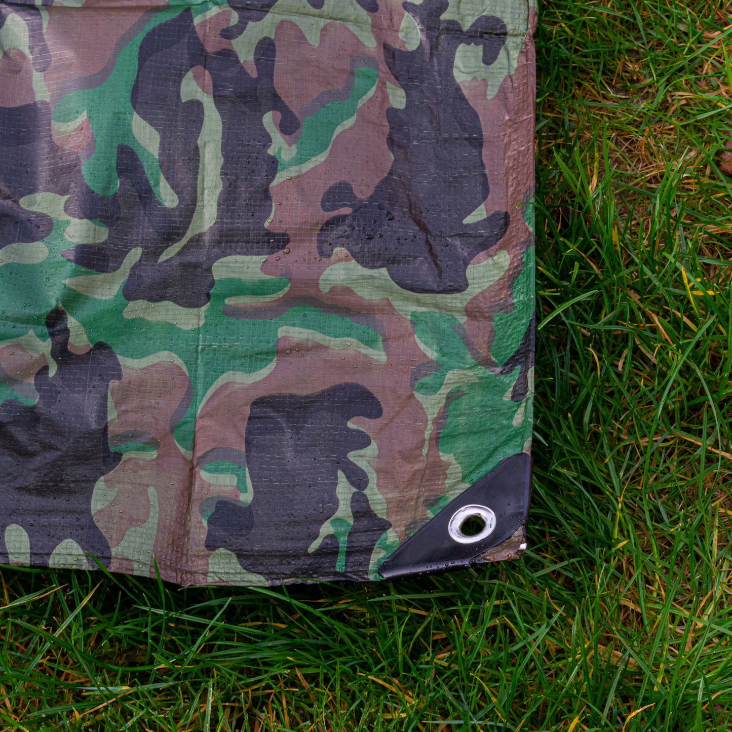 Camouflage M-Grade Tarpaulin 8m x 10m BRADAS