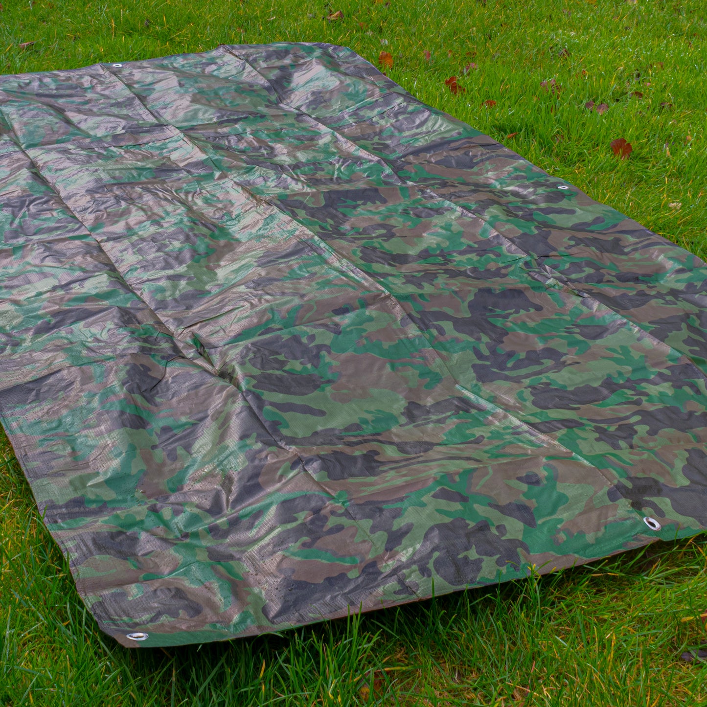 Camouflage M-Grade Tarpaulin 3m x 5m