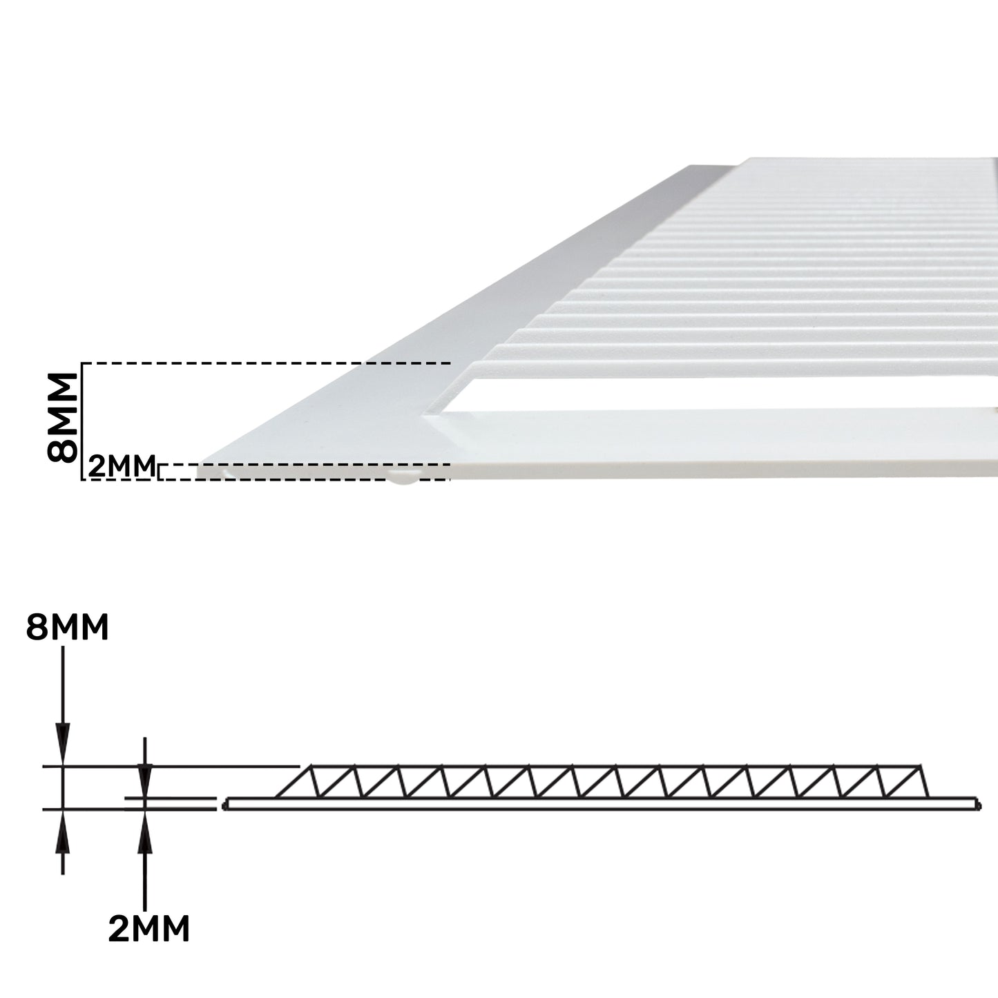 Louvre Vent D/140W 140mm X 140mm with Fly Screen