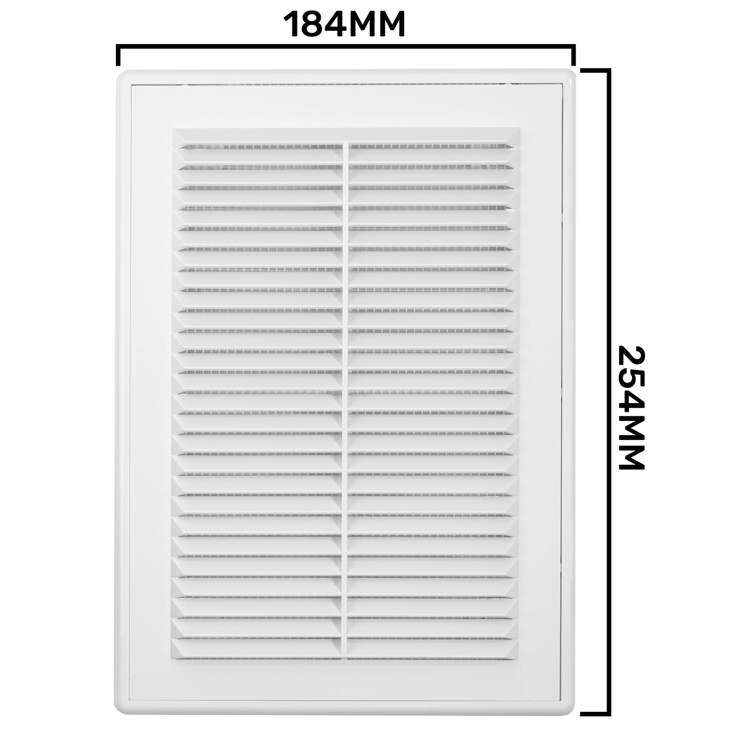 Louvre Vent D/180X250RW Classic 180mm X 250mm with Fly Screen