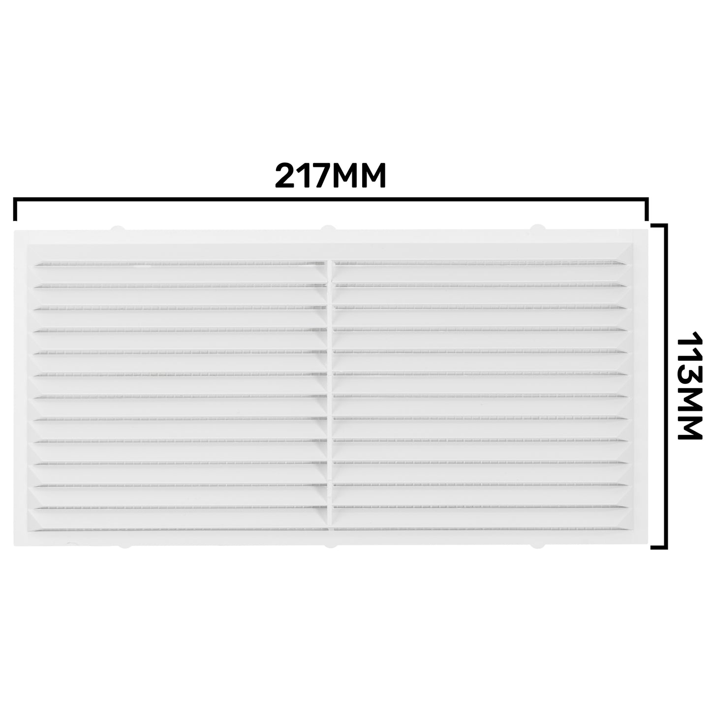 Louvre Vent D/220X120W Classic 220mm X 120mm with Fly Screen