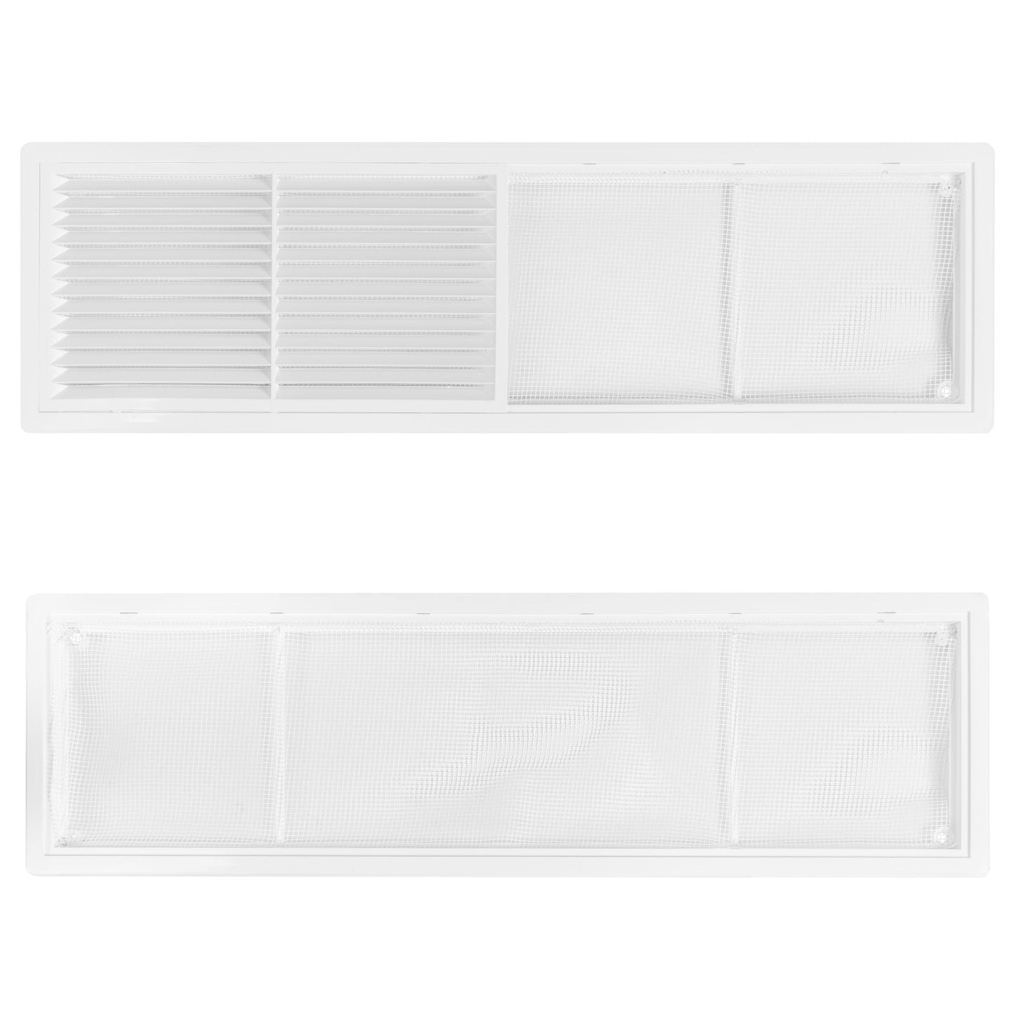 Louvre Vent D/430X110RW Classic 430mm X 110mm with Fly Screen