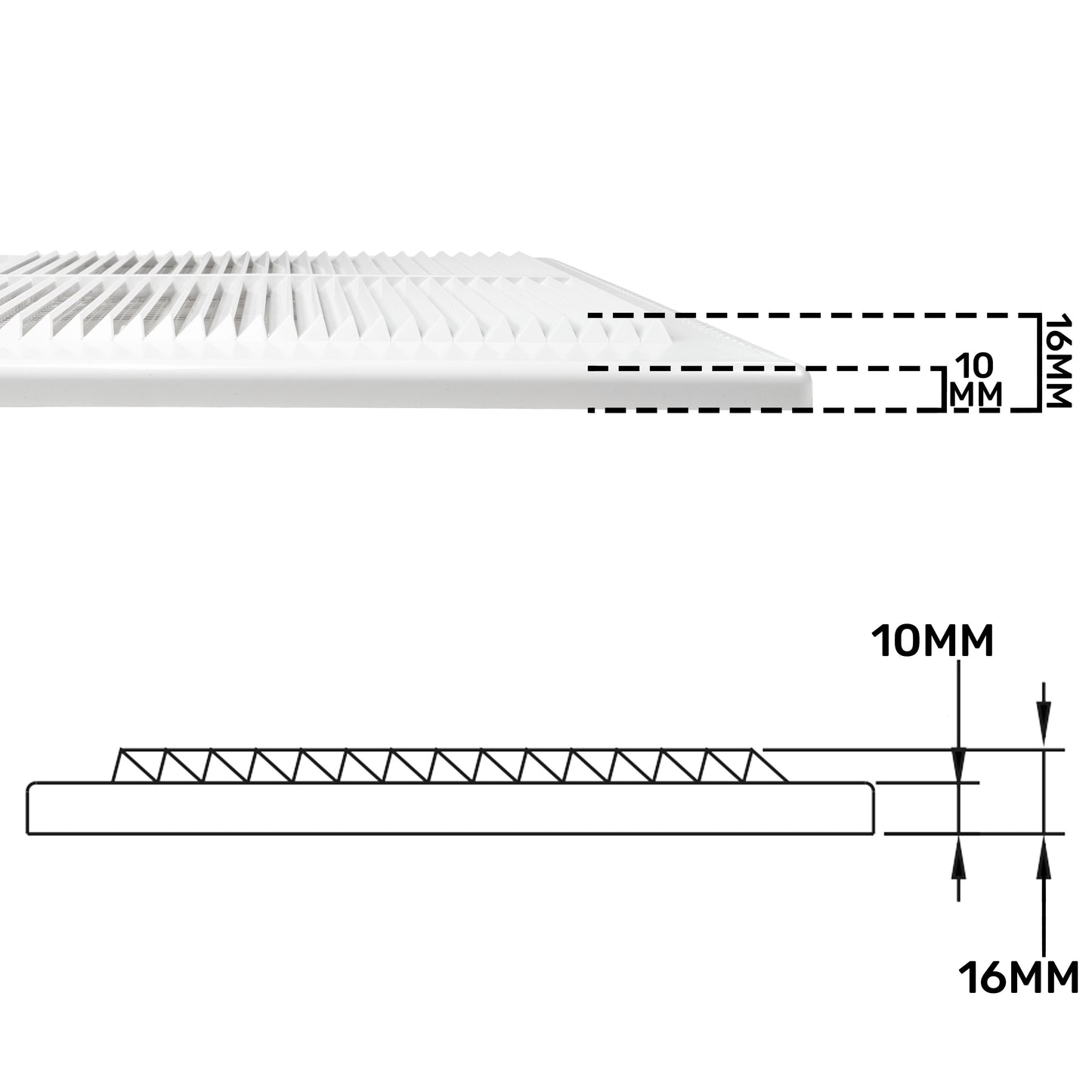 Louvre Vent D/210RW Classic 210mm