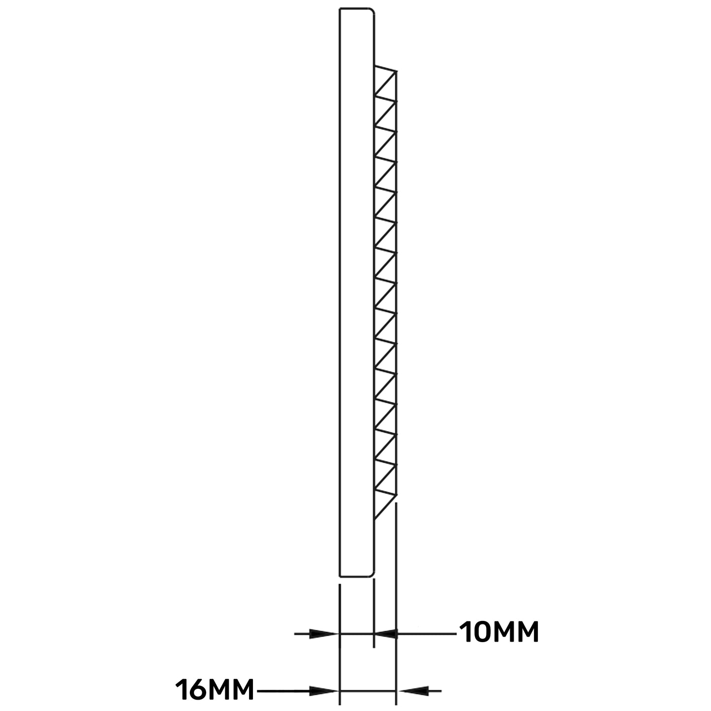 Louvre Vent D/210RW Classic 210mm