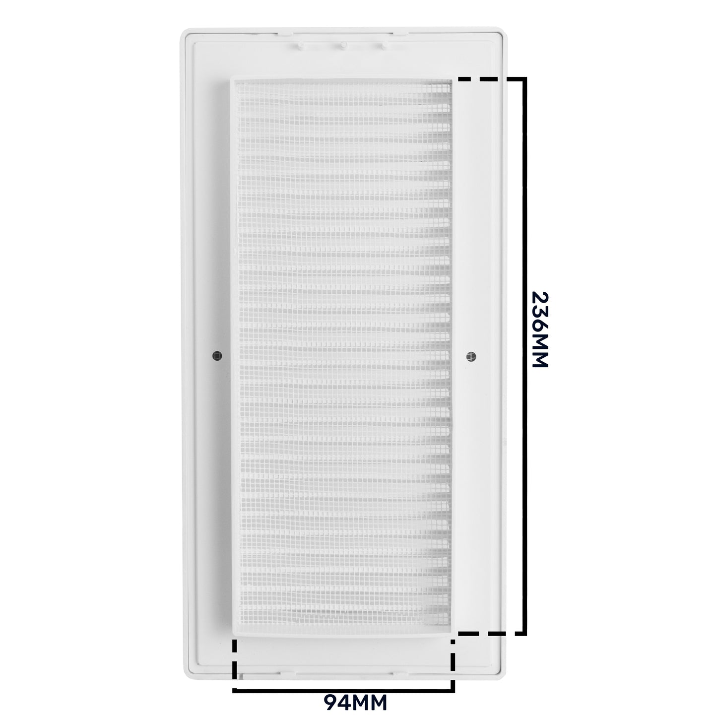 Louvre Vent Duo Smart 90/240 90mm X 240mm With Fly Mesh
