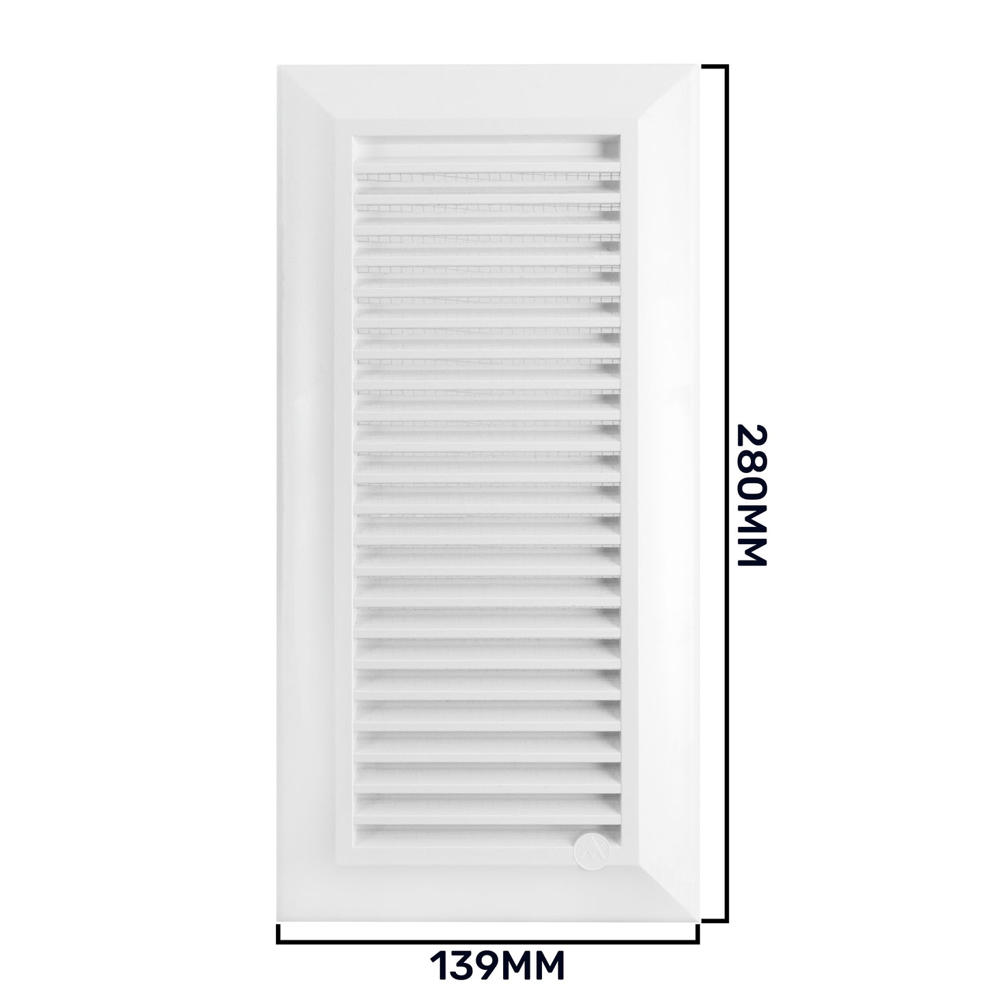 Louvre Vent Duo Smart 90/240 90mm X 240mm With Fly Mesh