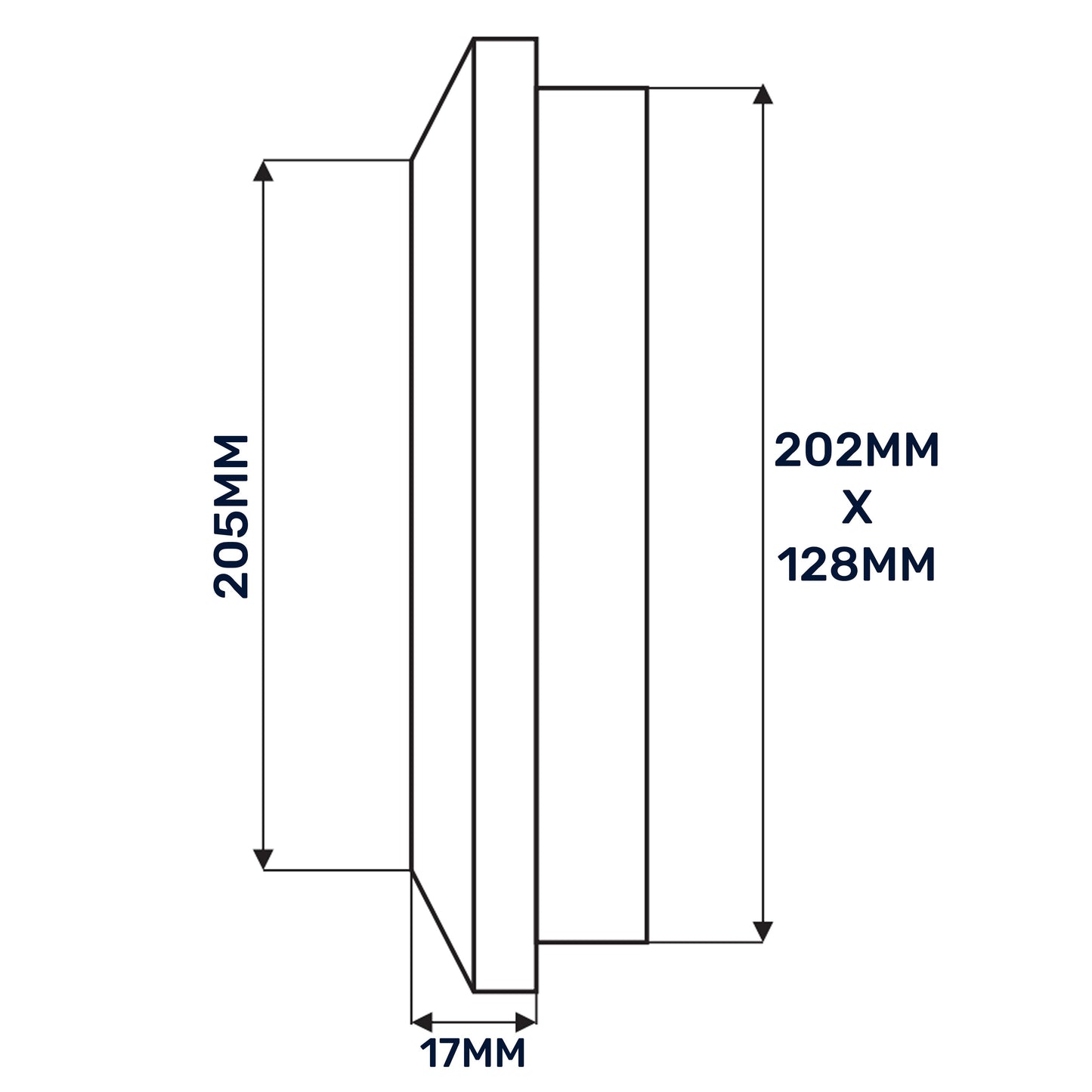 Louvre Vent Duo Smart 140/210 140mm X 210mm With Fly Mesh