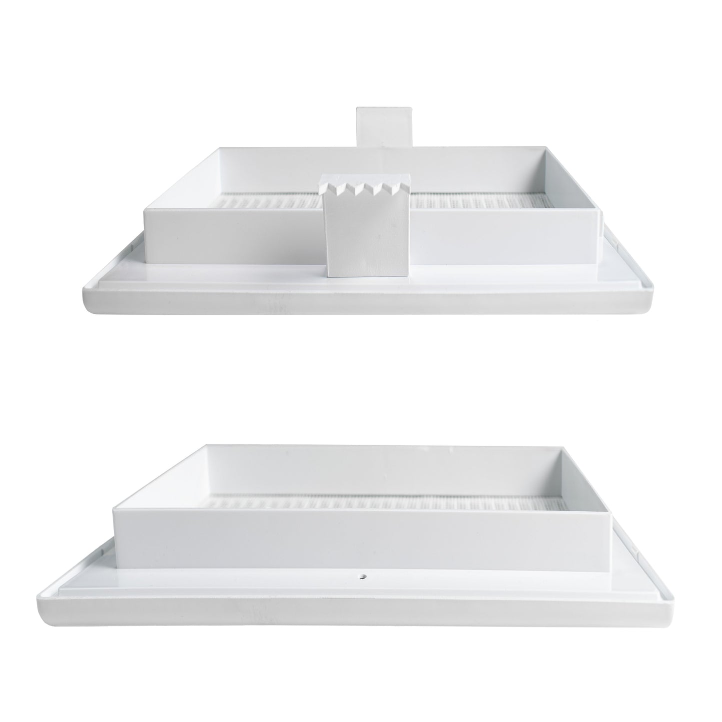 Louvre Vent White Duo Smart 165 With Fly Mesh