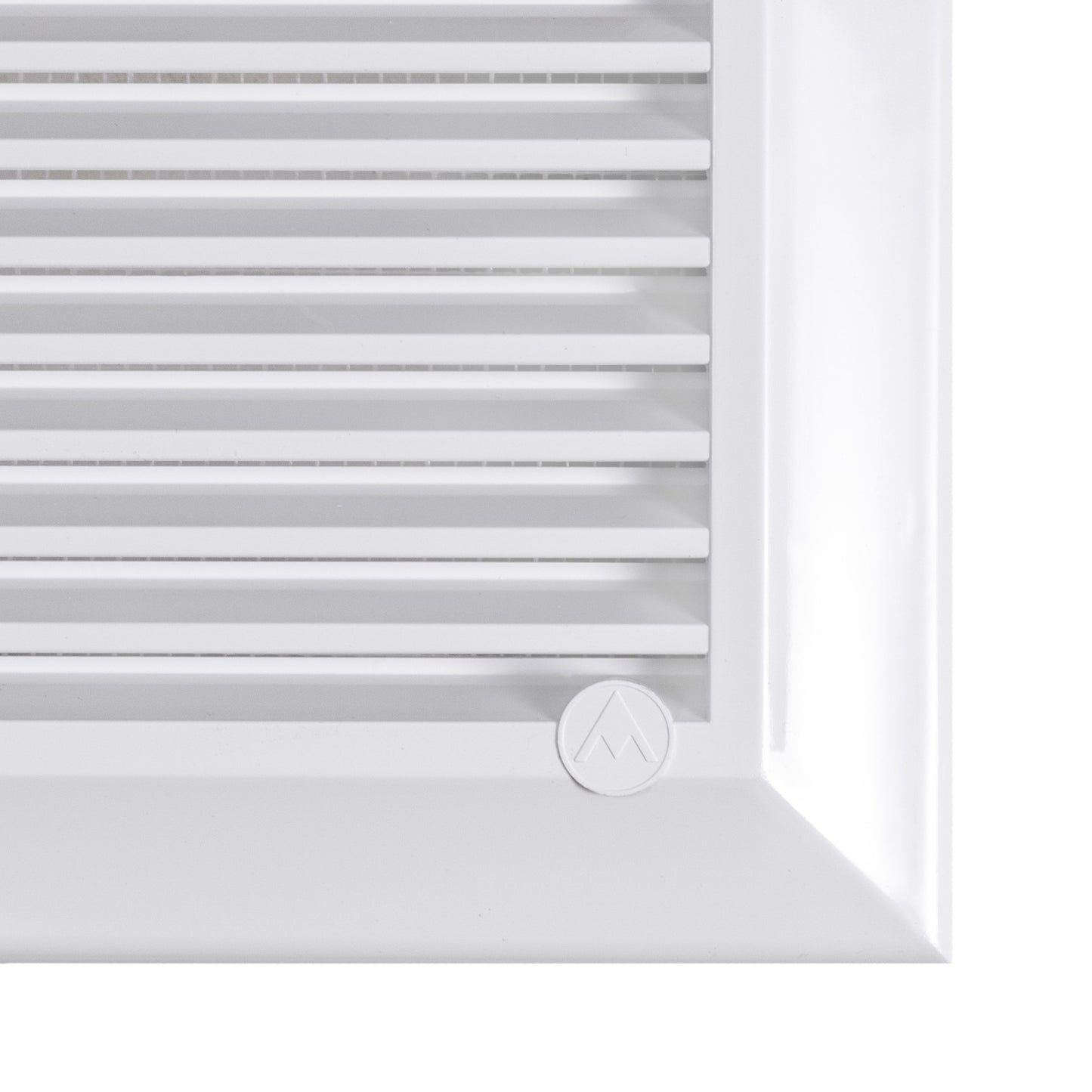 Louvre Vent White Duo Smart 165 With Fly Mesh