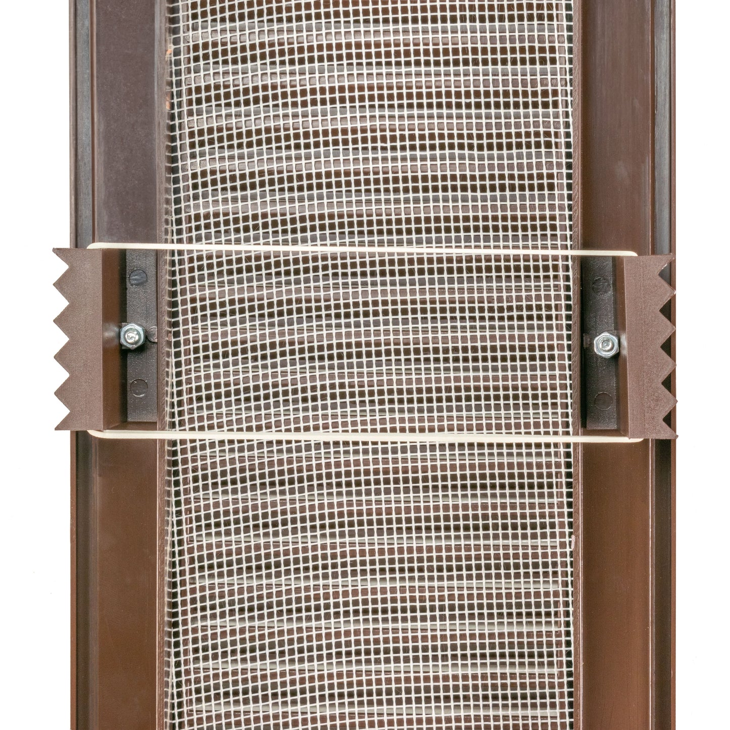 Louvre Vent Duo Smart 90/240 Brown 90mm x 240mm With Fly Mesh