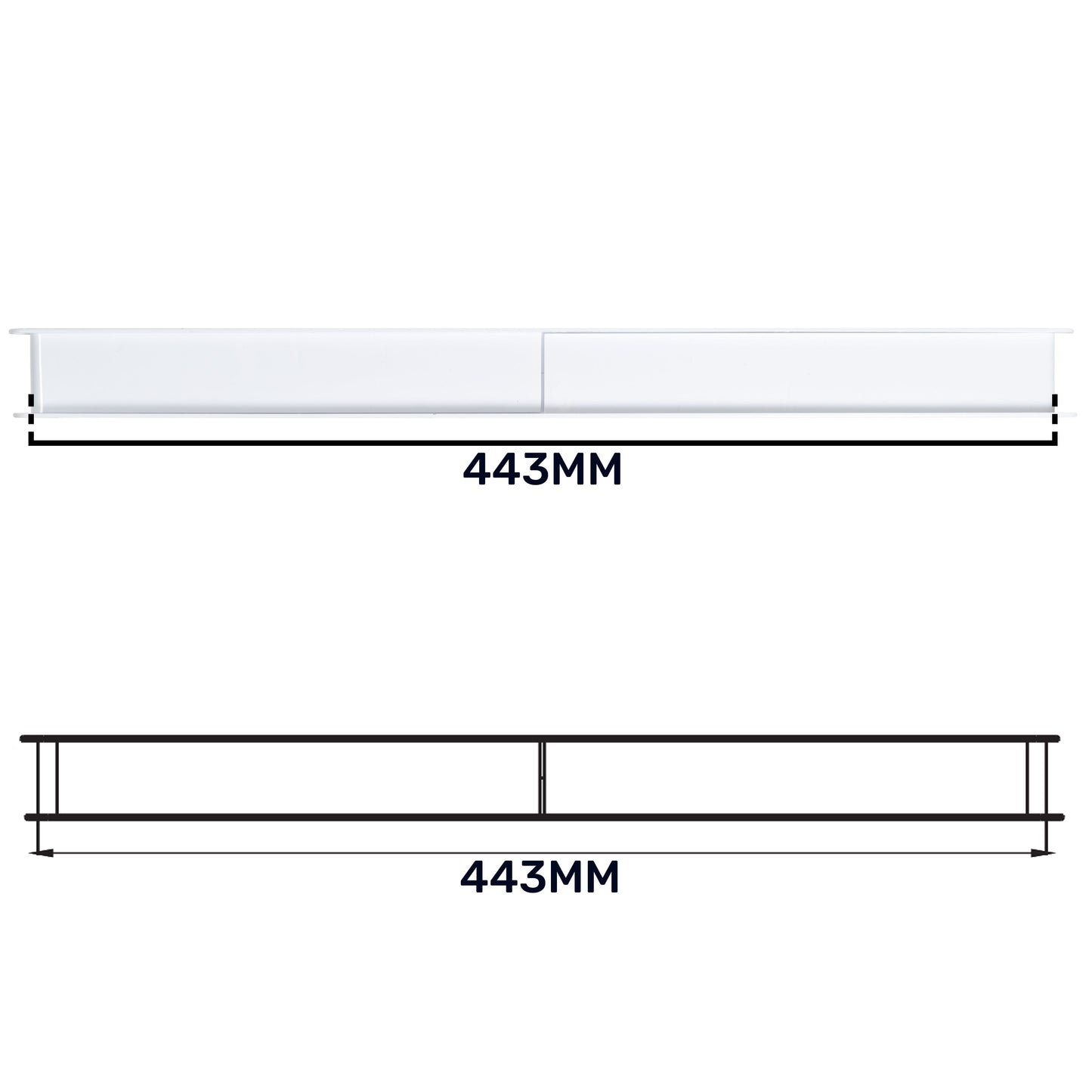 Door Louvre Vent KD 90mm—445mm