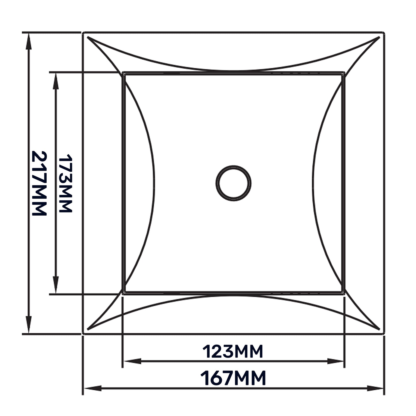Access Panel Door PP, White 150mm x 200mm