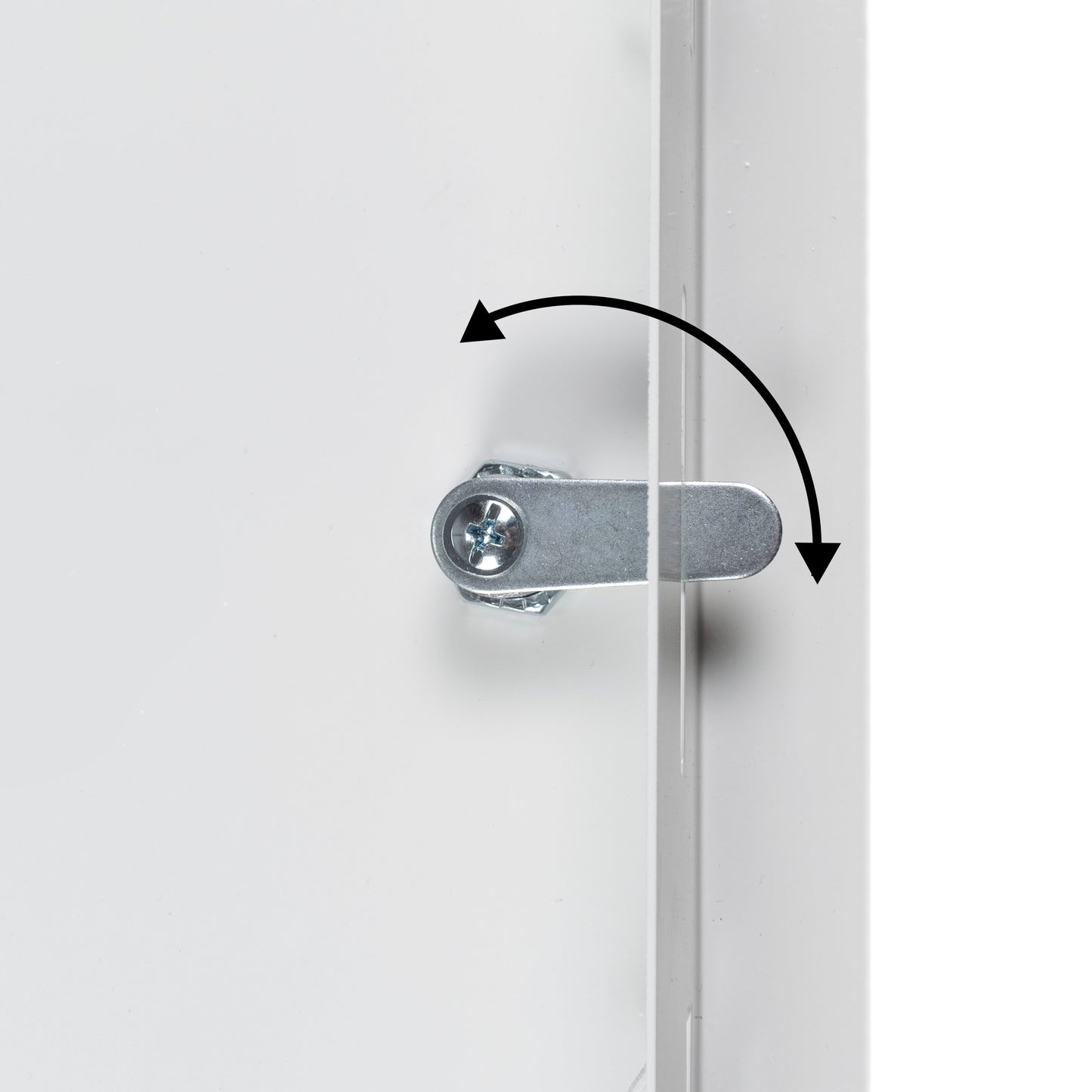 Access Panel Door Metal With Lock, White 200mm x 200mm