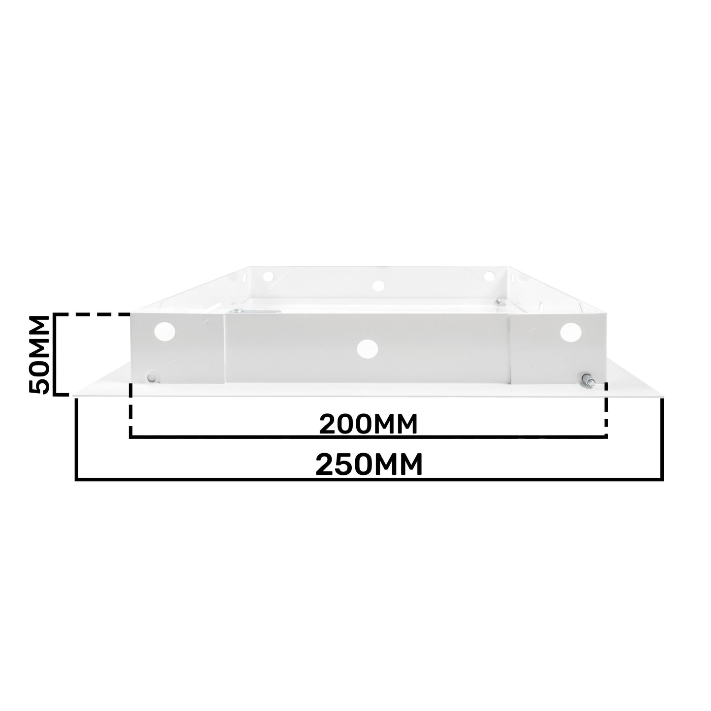 Access Panel Door Metal With Lock, White 200mm x 200mm