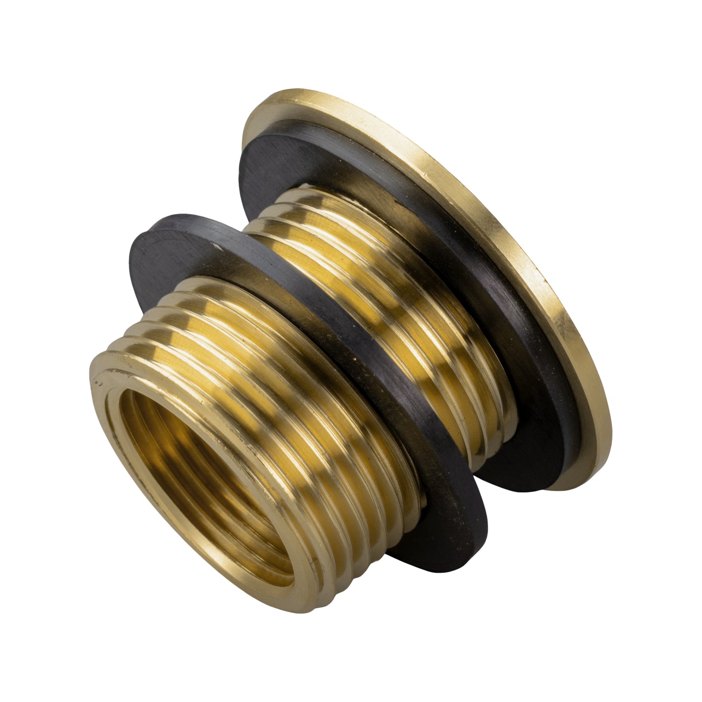 Water Butt Brass Kit 3/4" with Extended Brass Chrome Tap ½” Barb