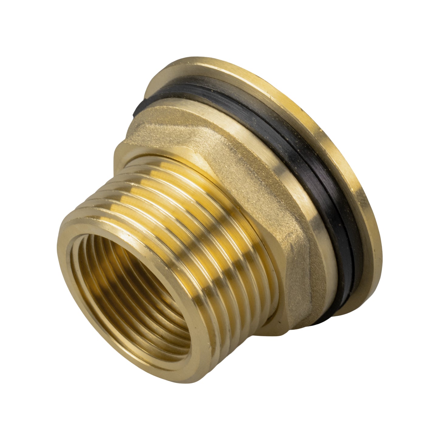 Water Butt Brass Kit 3/4" with Extended Brass Chrome Tap ½” Barb
