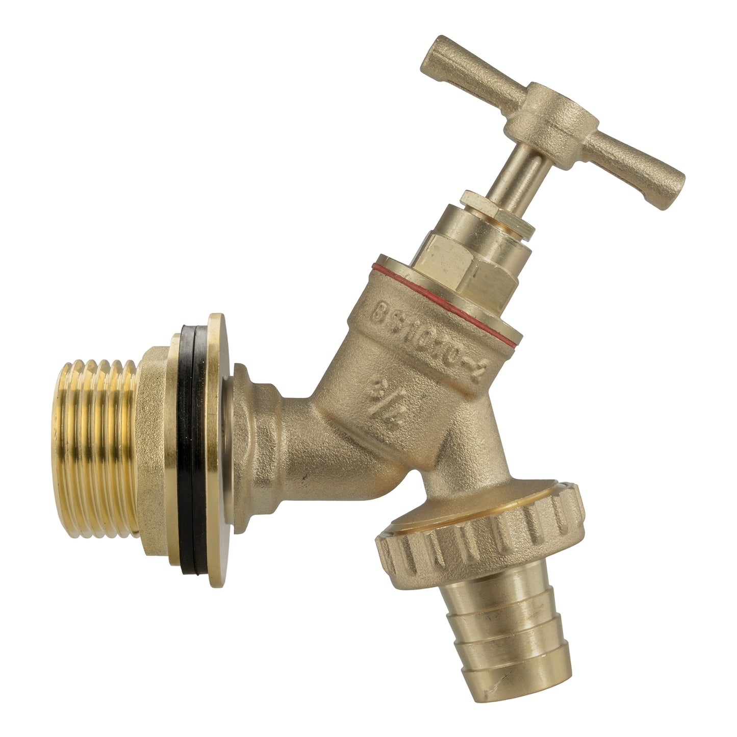 Water Butt Brass Kit 1" with Brass Barbed Tap