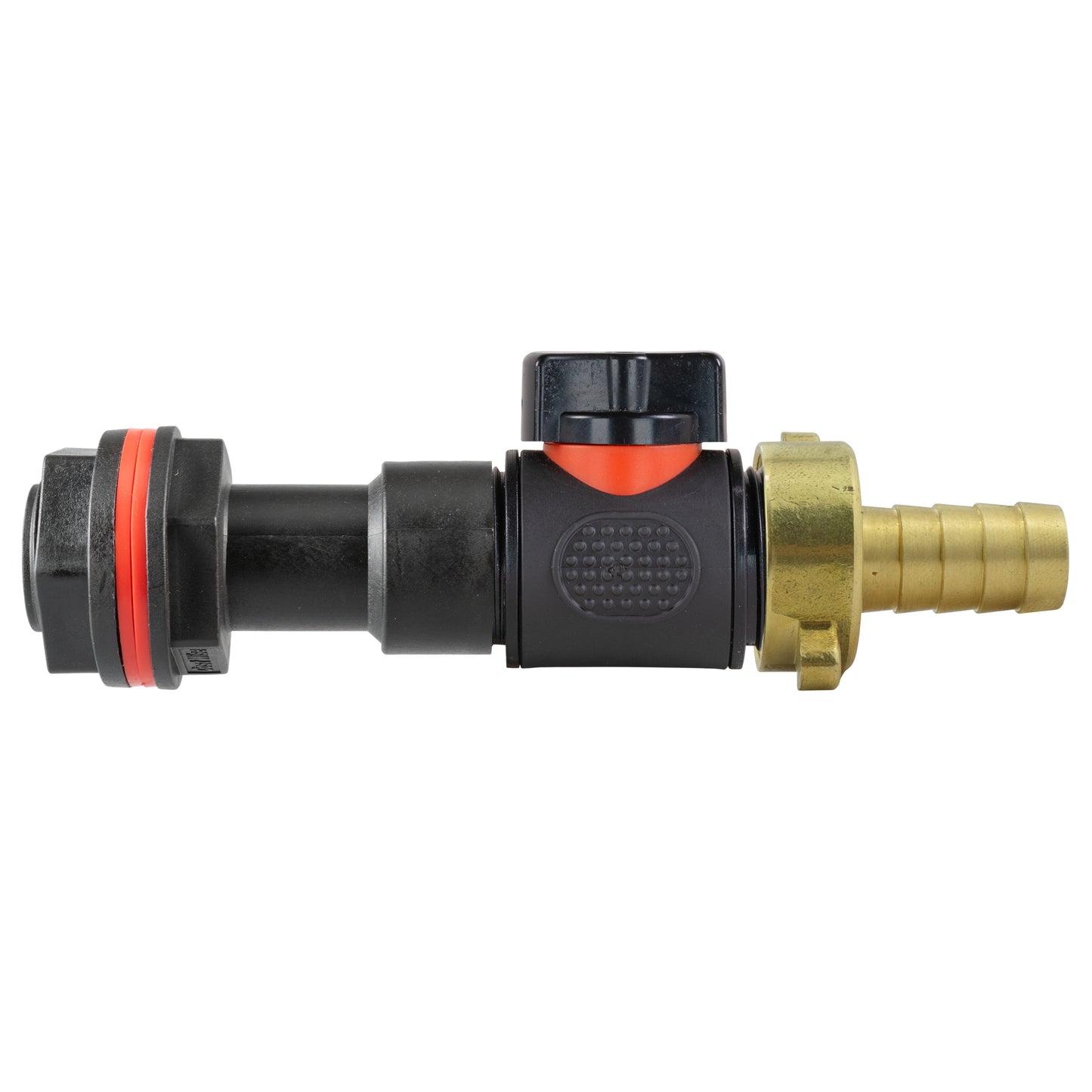 Water Butt Extension Kit 3/4" with In-Line Valve + Brass 1/2" Barb and Drill Bit