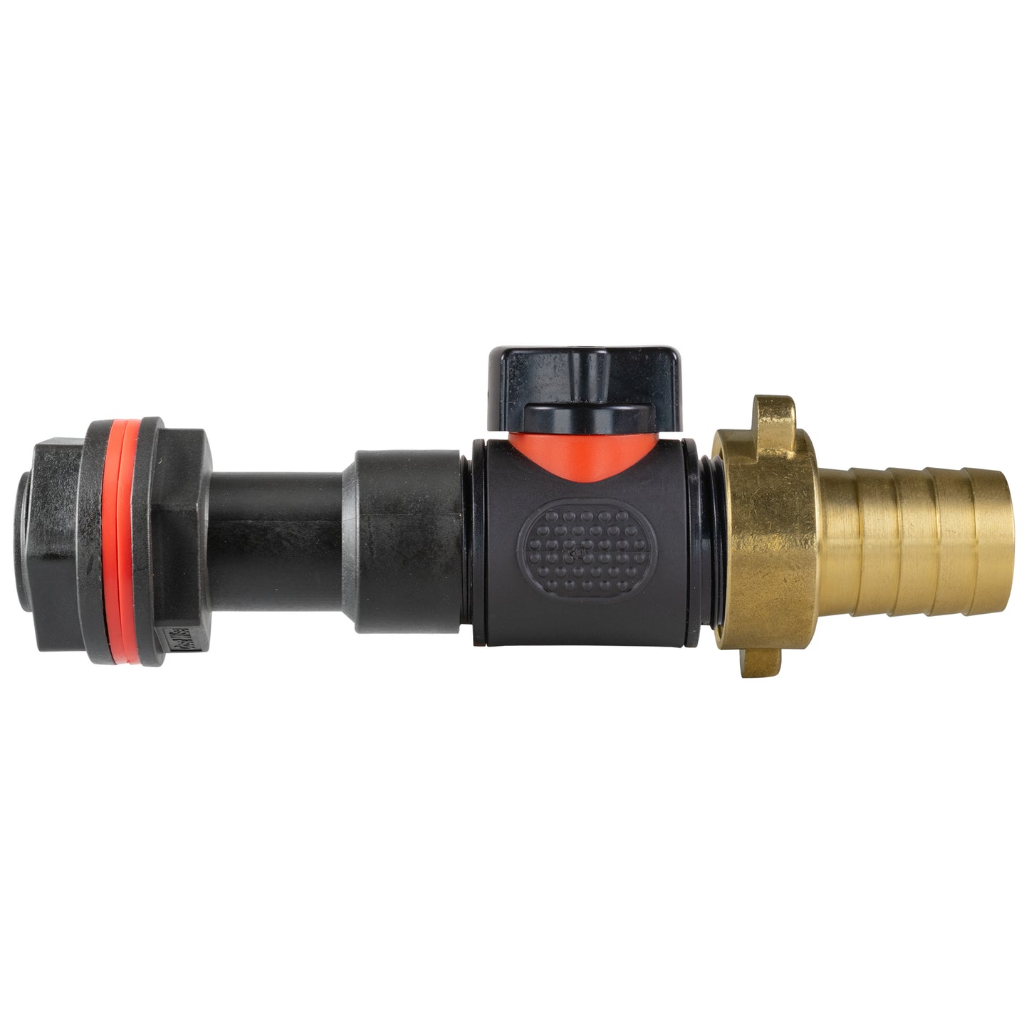 Water Butt Extension Kit 3/4" with In-Line Valve + Brass 3/4" Barb and Drill Bit