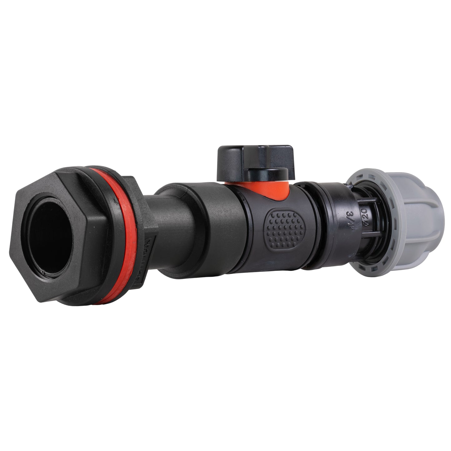 Water Butt Extension Kit 3/4" with In-Line Valve + 20mm MDPE and Drill Bit