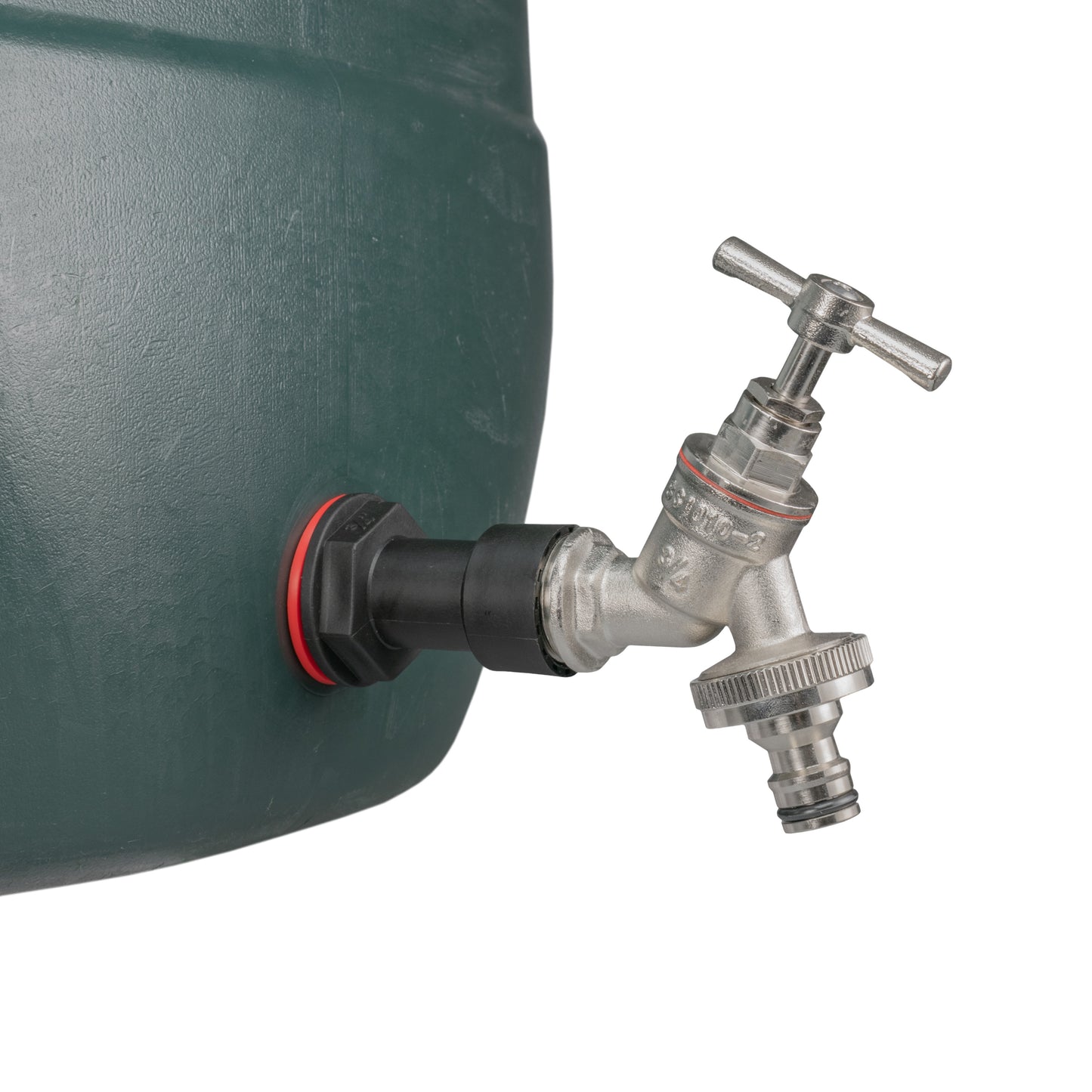 Water Butt Extension Kit 3/4" with Nickel Plated Quick Connect Tap and Drill Bit