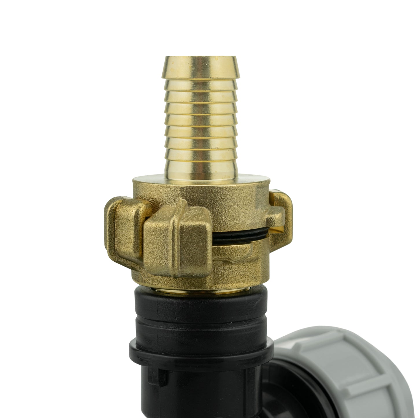 Wall Flange Kit 32mm MDPE + 19mm Barbed Geka Set