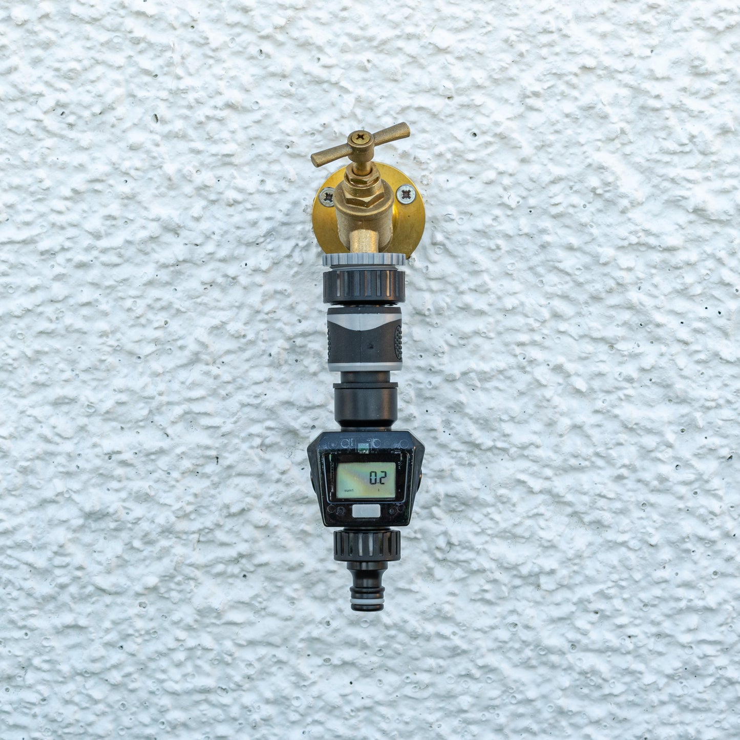 Water Flow Meter Gray