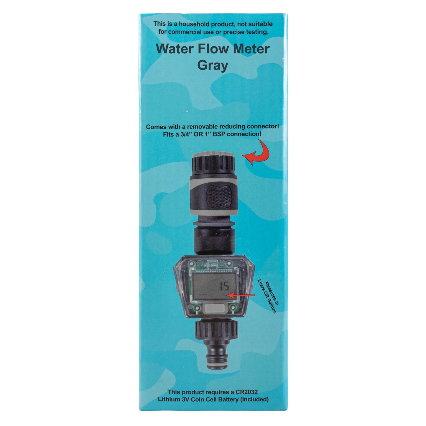 Water Flow Meter Gray
