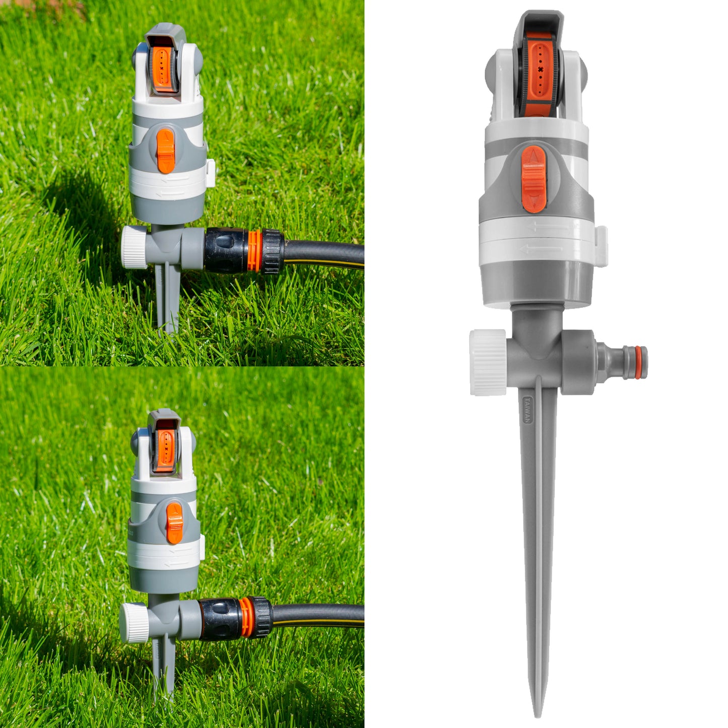 4 - Pattern Gear Drive Sprinkler White Line