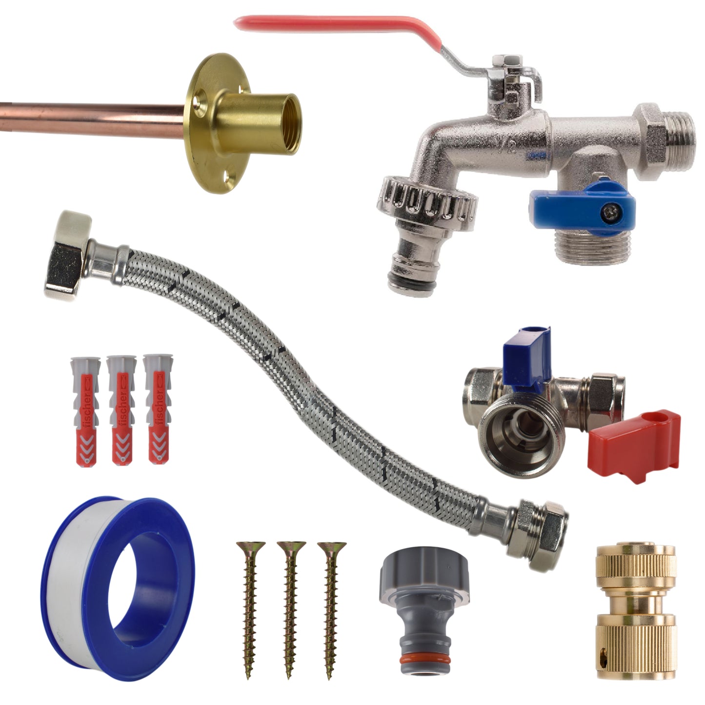 Double Lever Tap STANDARD Connection Kit