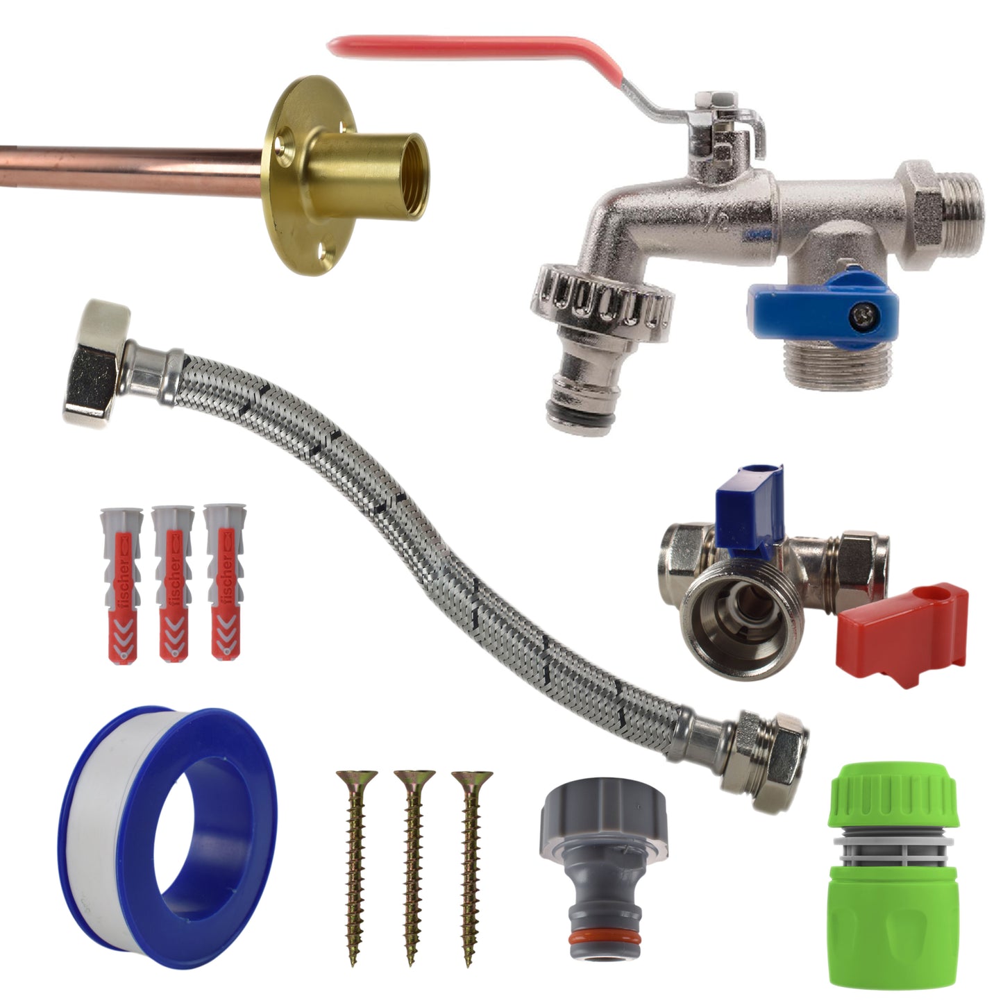 Double Lever Tap STANDARD Connection Kit
