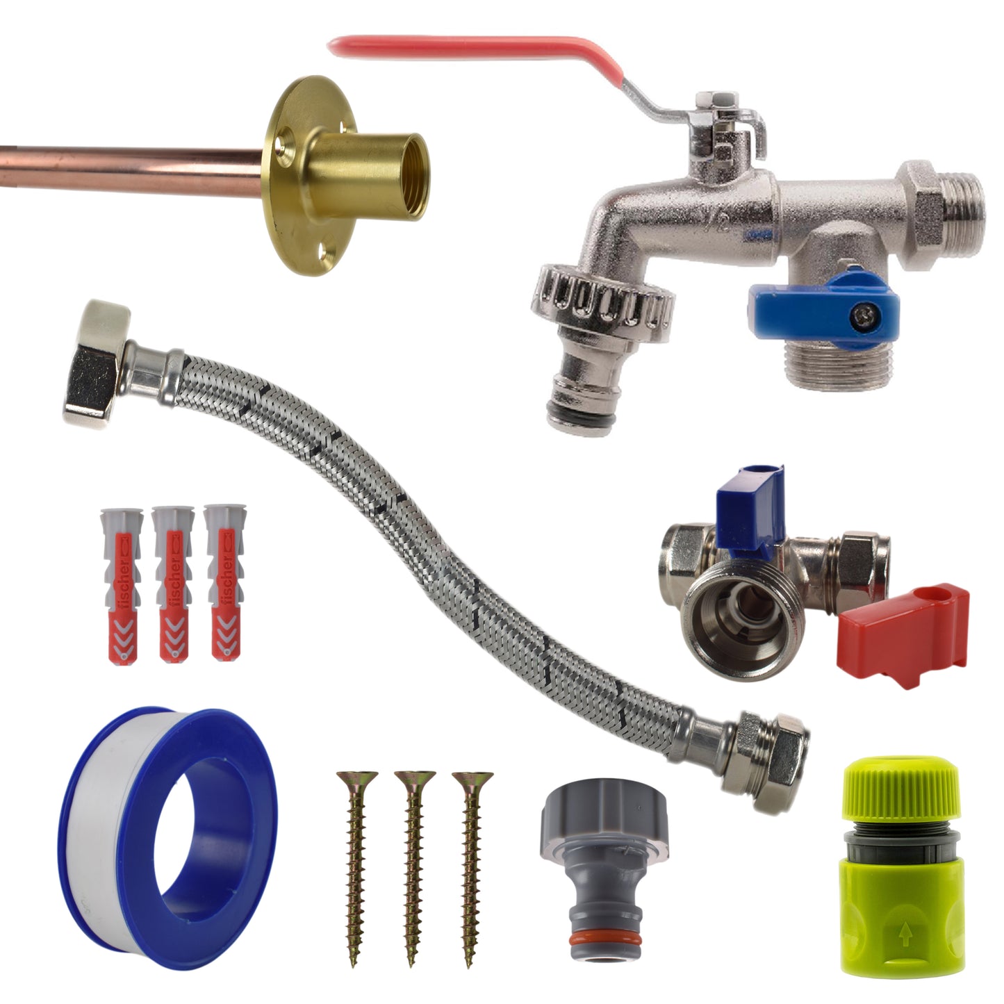 Double Lever Tap STANDARD Connection Kit
