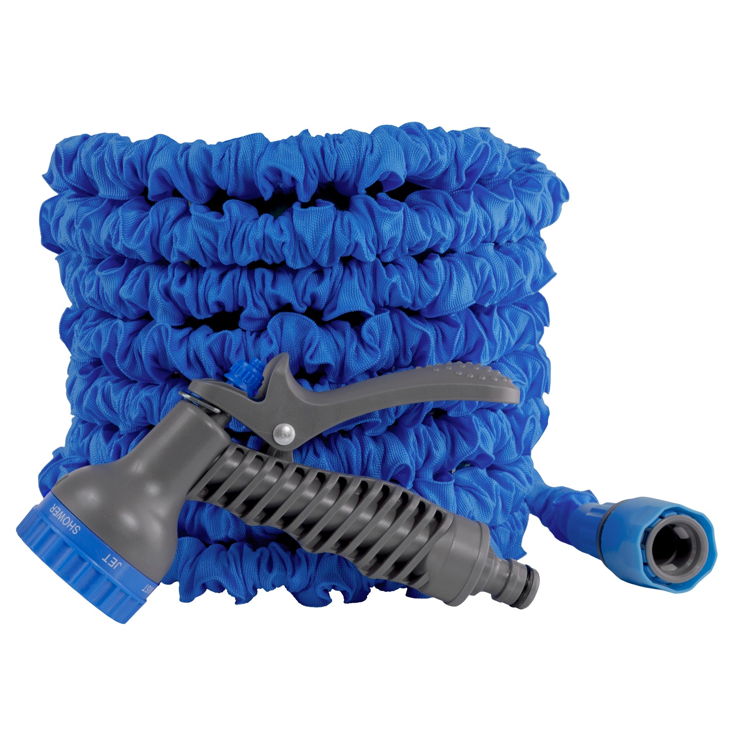Expanding Trick Hose 5m - 15m Blue