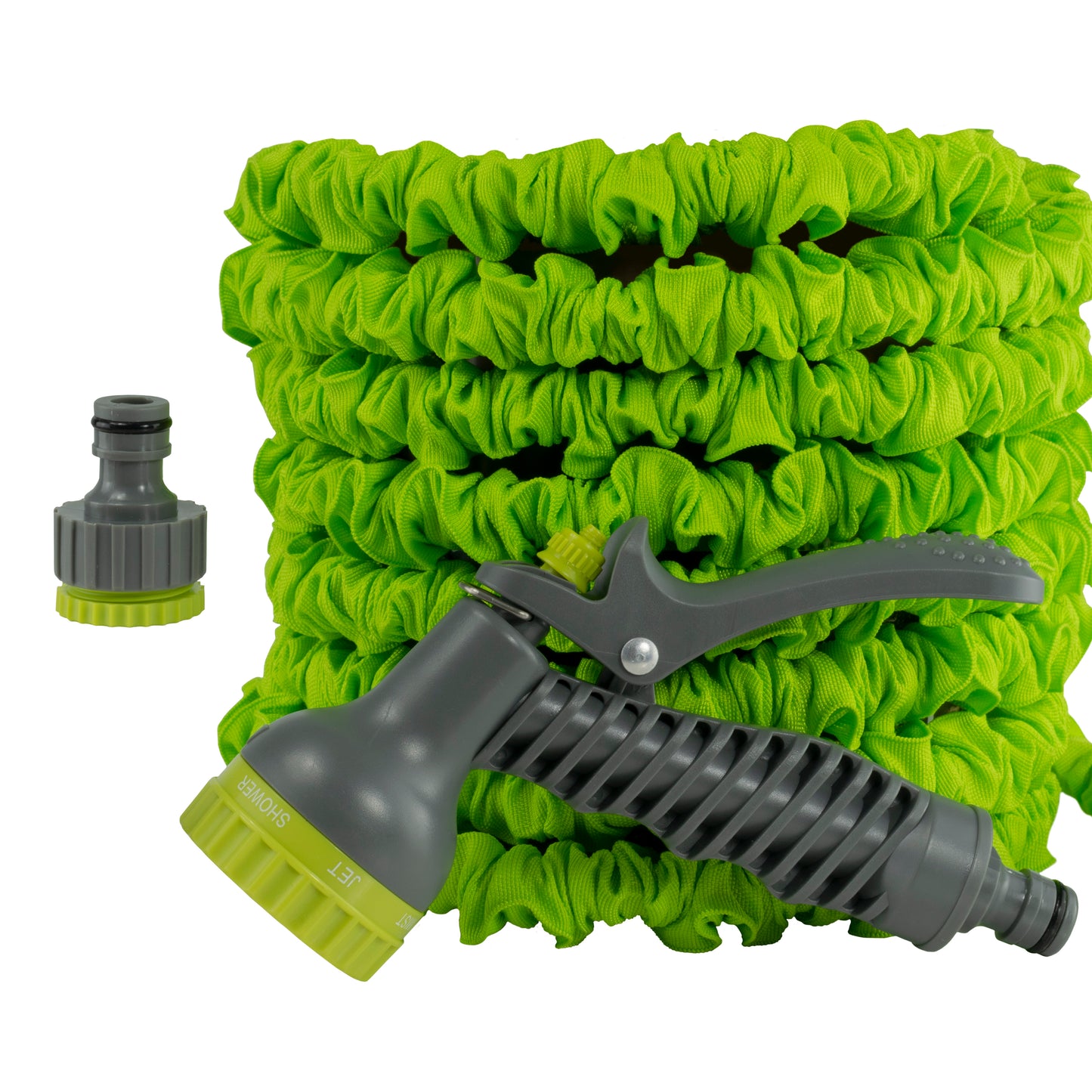 Expanding Trick Hose 5m - 15m Lime