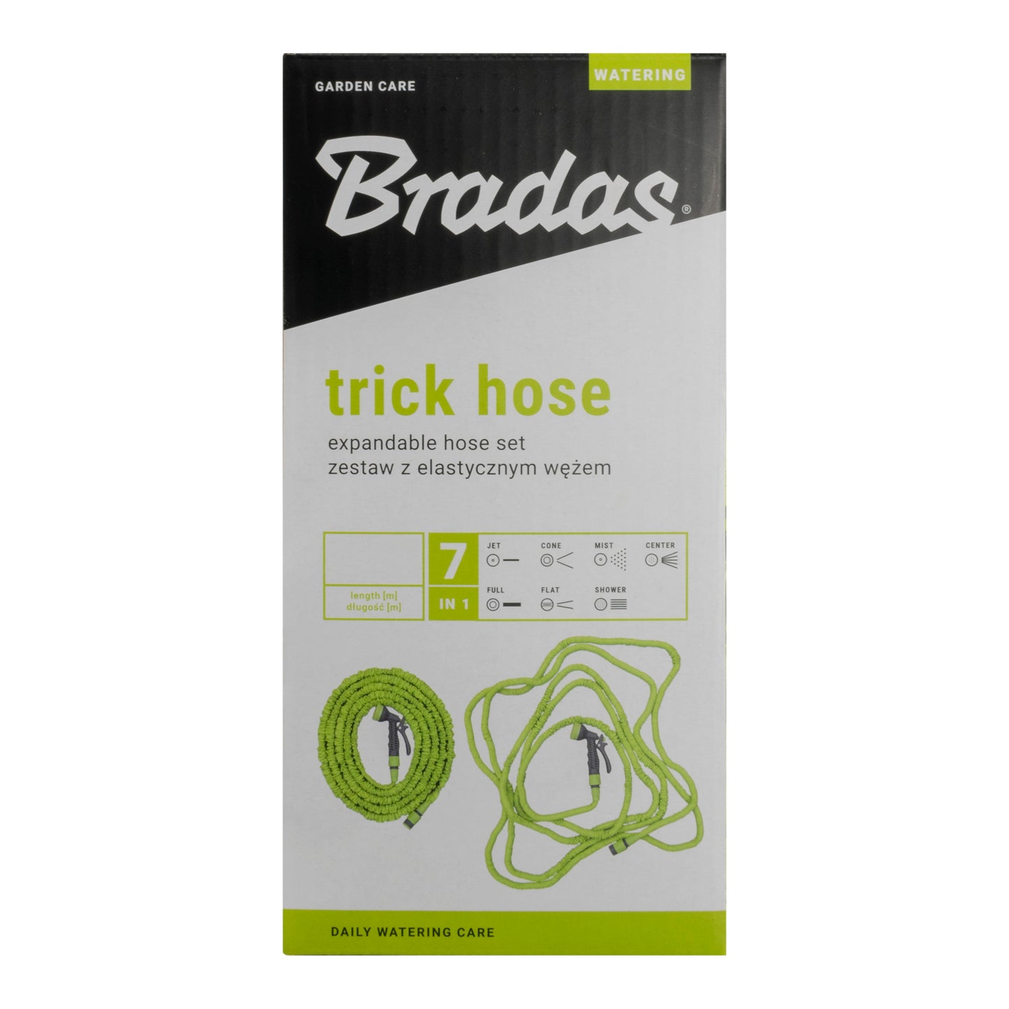 Expanding Trick Hose 5m - 15m Lime
