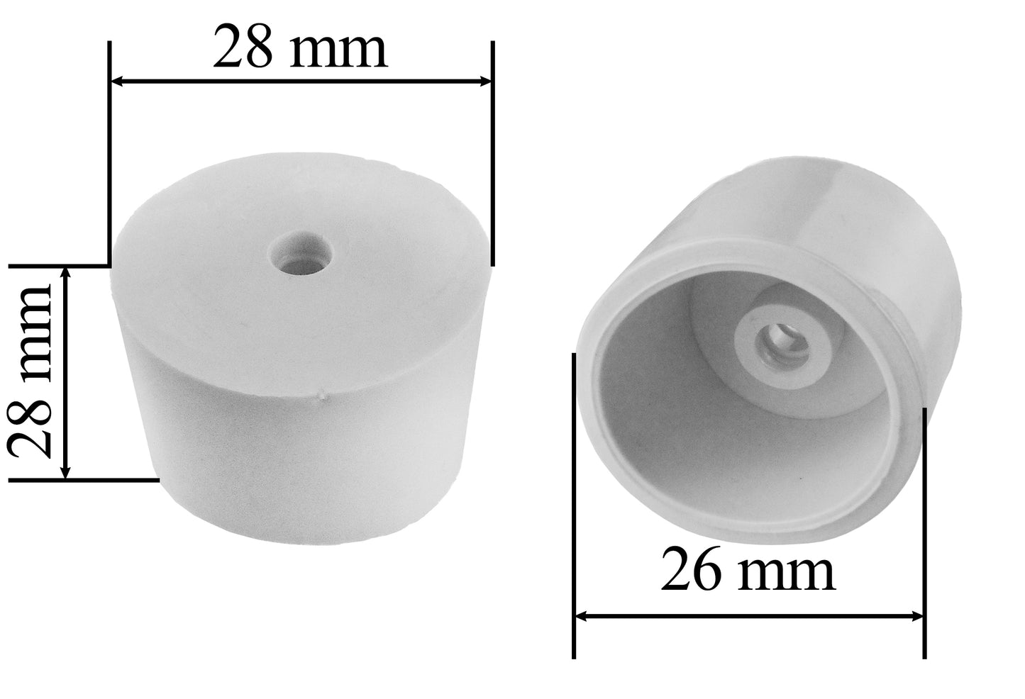 Demijohn Rubber Bung 28/26mm