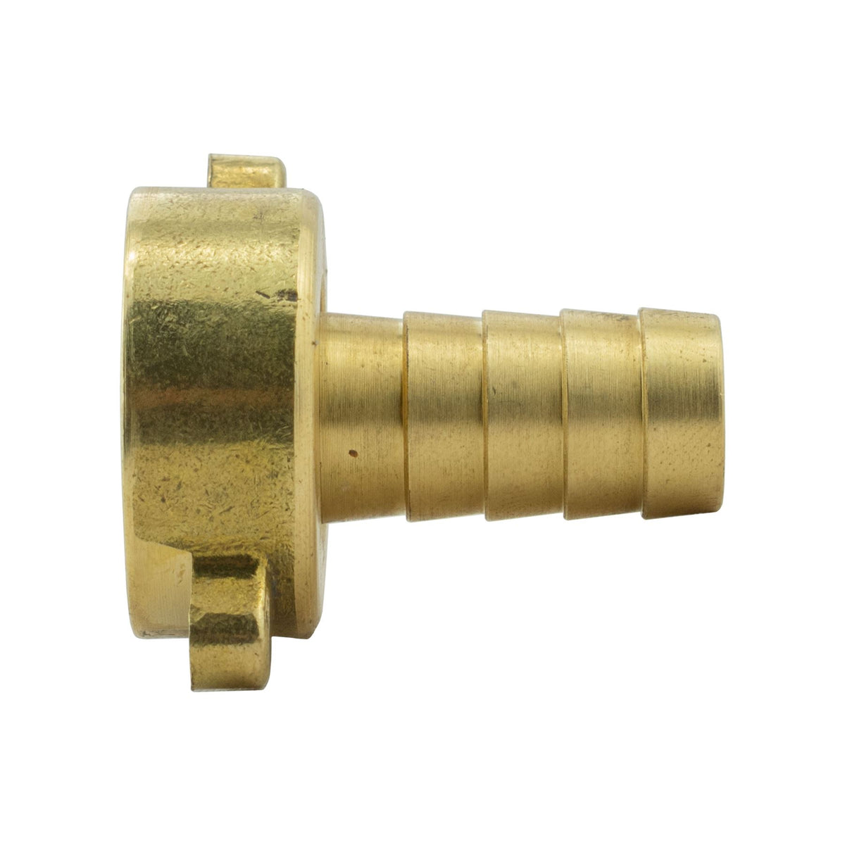 Brass Swivel Reducing Joiner 25mm - 13mm Barb