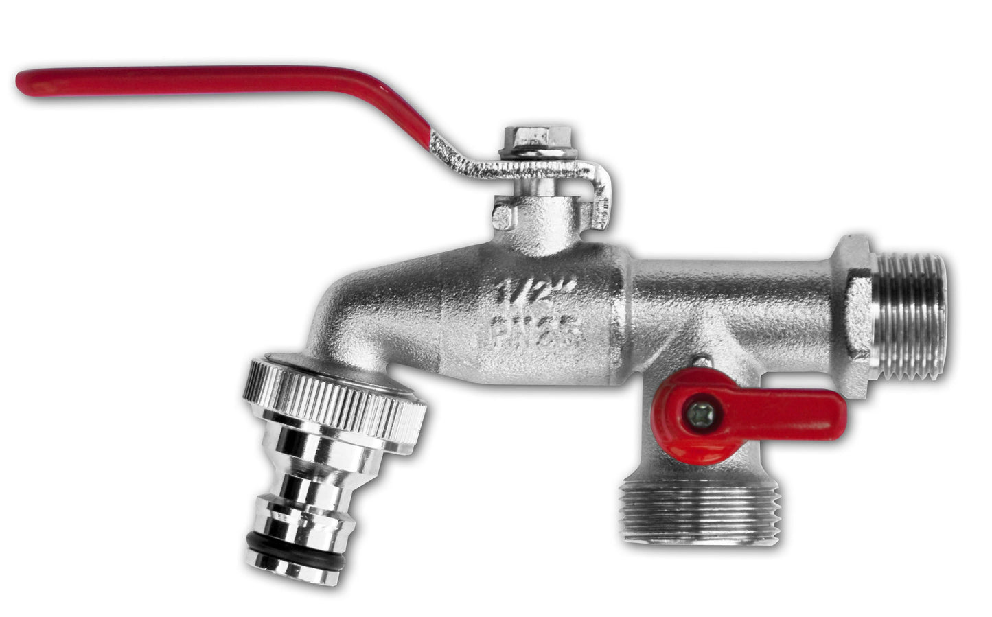 Double Garden Tap 3/4" BSPM Inlet