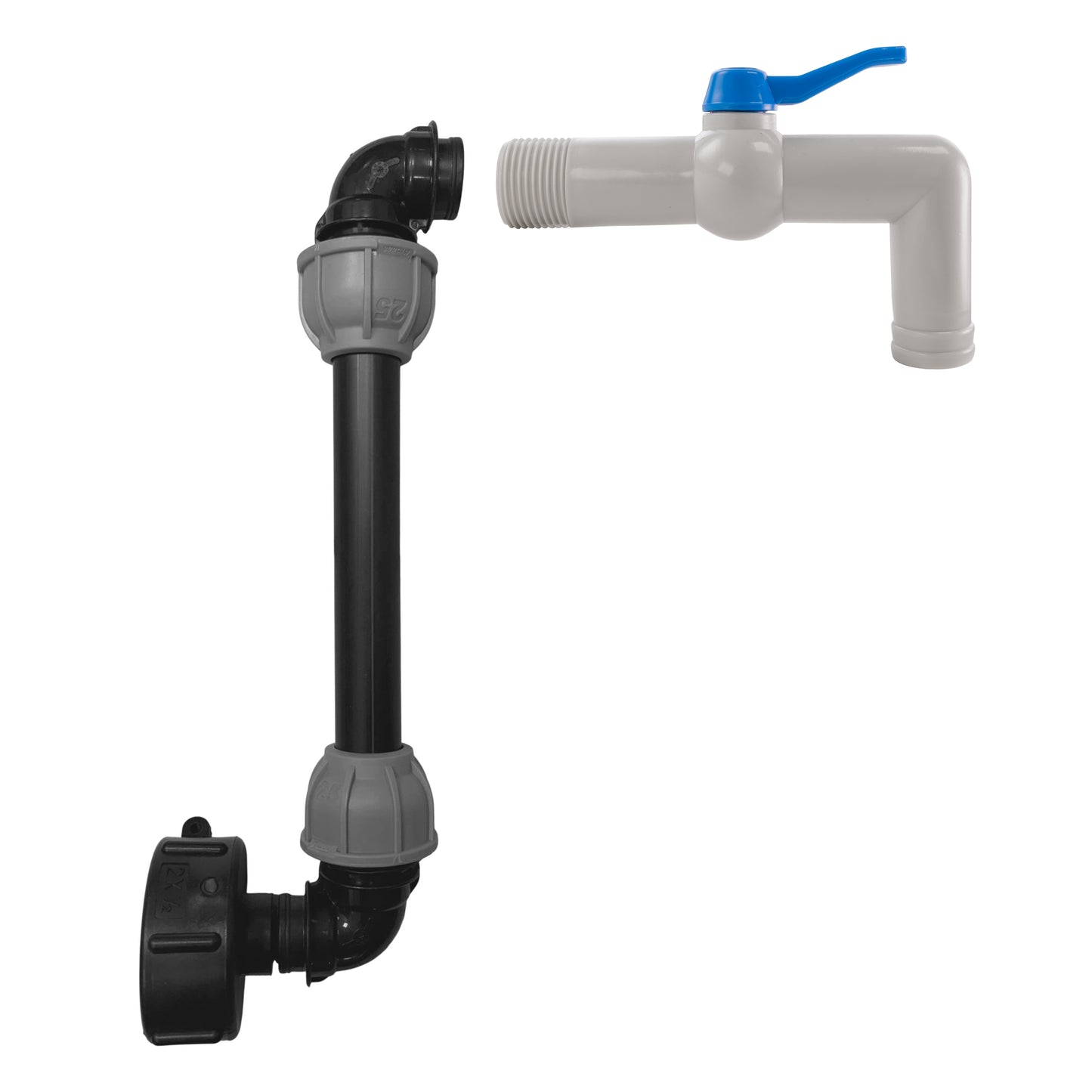 IBC 25cm Riser Tap Connection Kit