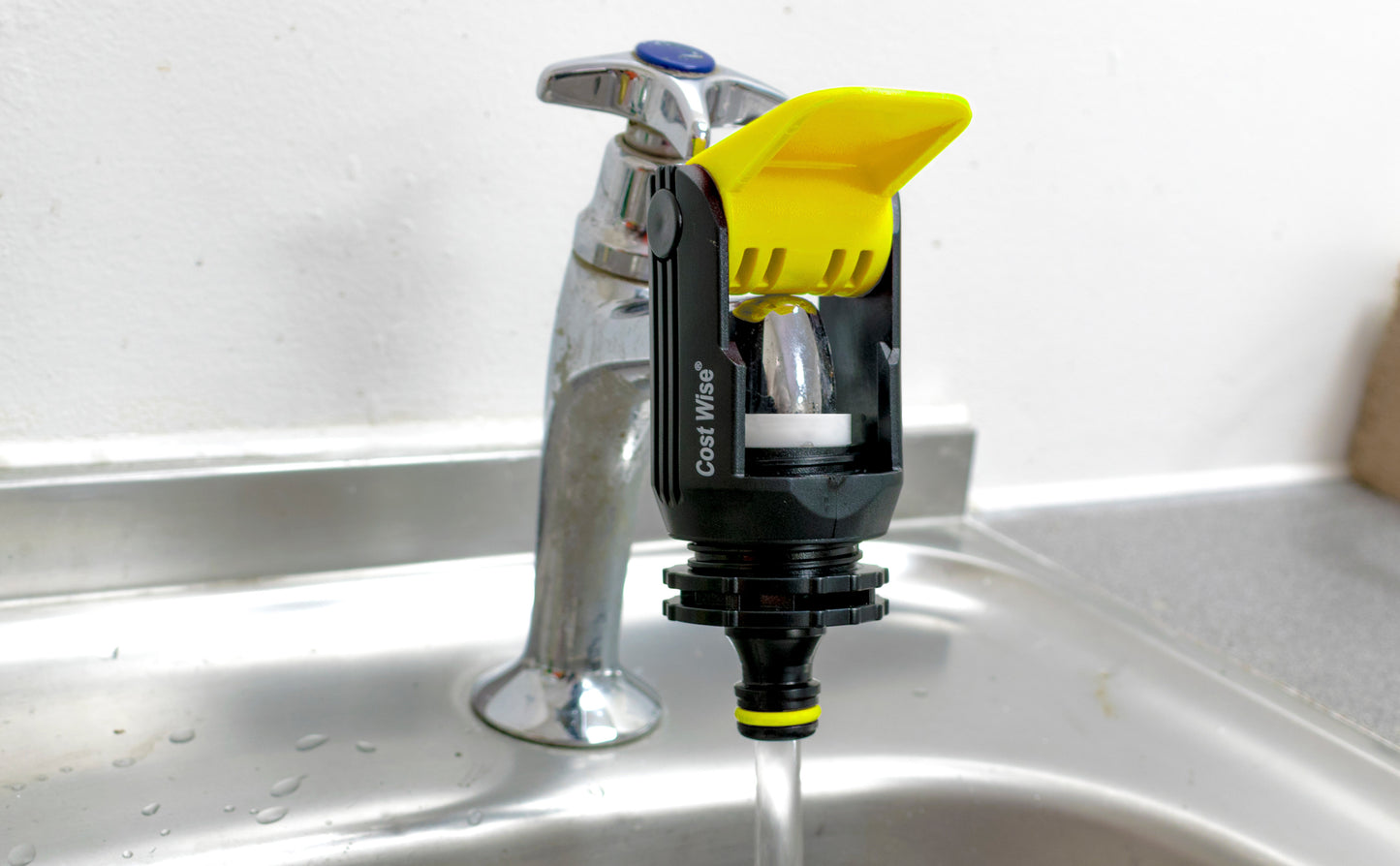 G/TAPCONKITCHEN001YELLOW - KITCHEN TAP ADAPTER YELLOW